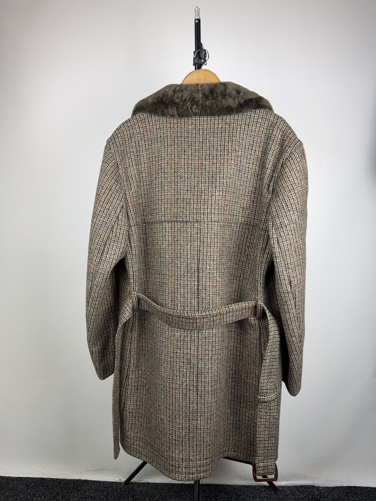 Vintage Vintage Shearling Wool Coat Borg Lined Heavy Winter Size US L / EU 52-54 / 3 - 15 Thumbnail