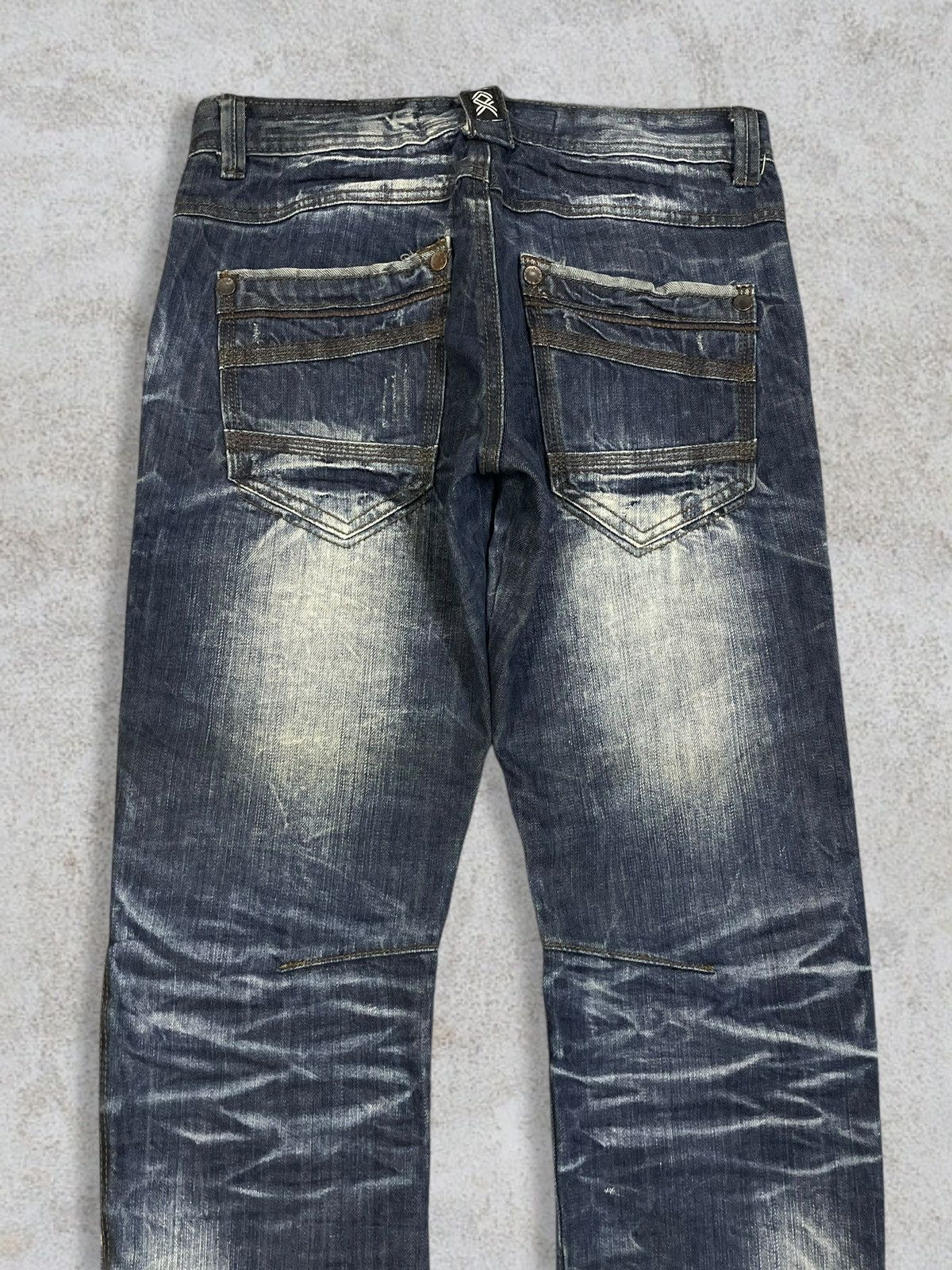 Seditionaries Vintage Japanese Denim Punk Ministry Crazy Washed Goth Jeans Size US 30 / EU 46 - 7 Thumbnail