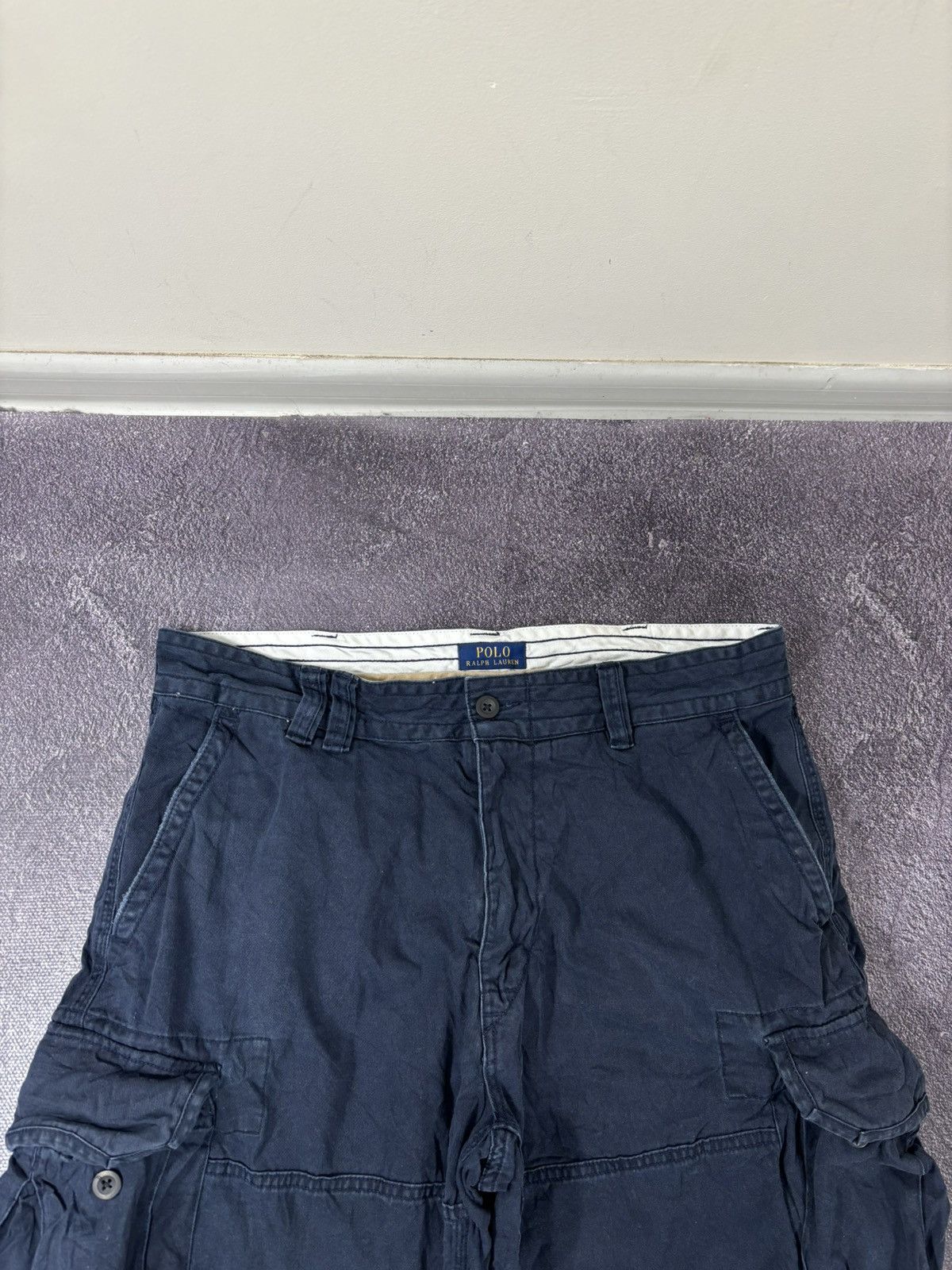 Polo Ralph Lauren Vintage Polo Ralph Lauren Y2K Military Style Cargo Shorts Size US 36 / EU 52 - 4 Thumbnail