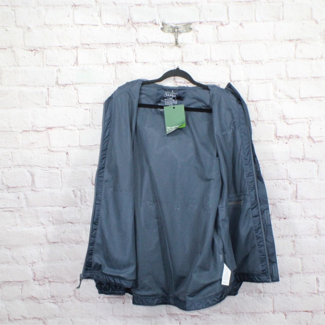 L.L. Bean LL Bean Men's Waterproof Windbreaker Jacket Gray Size L Size US L / EU 52-54 / 3 - 7 Thumbnail