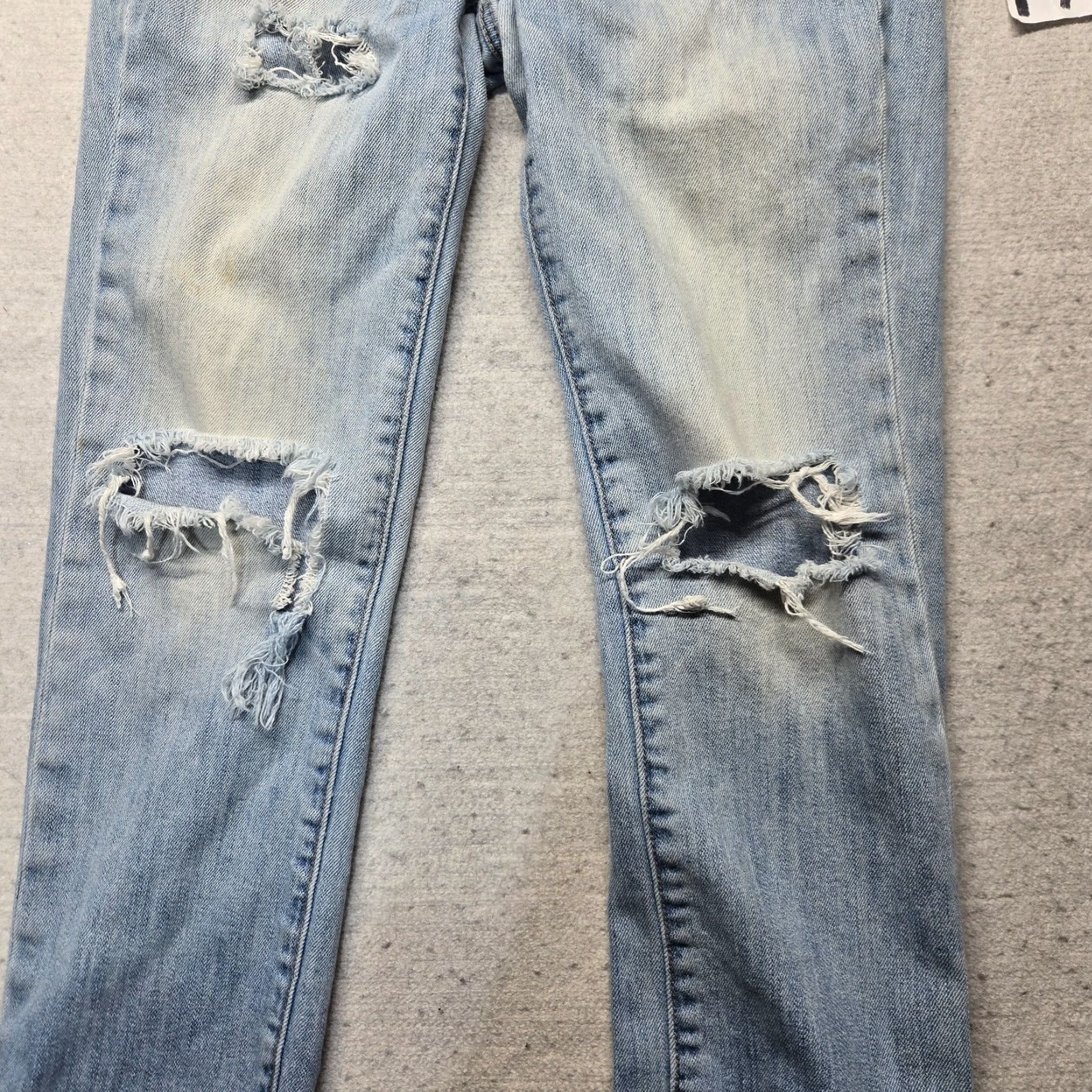 American Eagle Outfitters American Eagle Outfitters Jeans Artist Crop Light Blue 2 Women's Cropped Stretch Modern 90s? Size 26" / US 2 / IT 38 - 2 Thumbnail