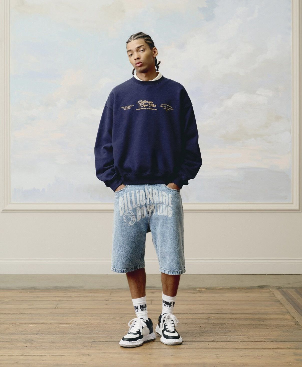 Billionaire Boys Club American Washed Crewneck Sweatshirt Billionaire Boys Club Size US M / EU 48-50 / 2 - 8 Thumbnail