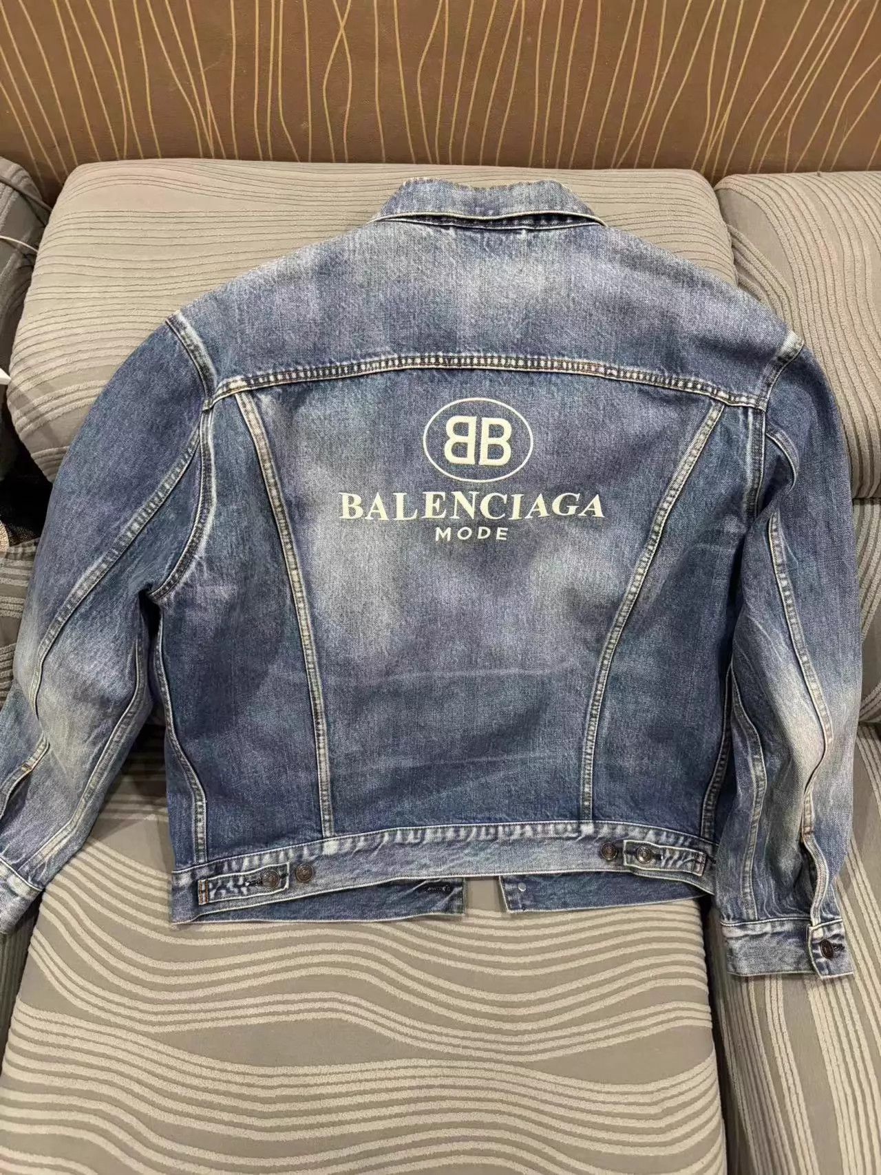 Balenciaga Balenciaga Denim Jacket Authentic 46 Size US S / EU 44-46 / 1 - 1 Thumbnail