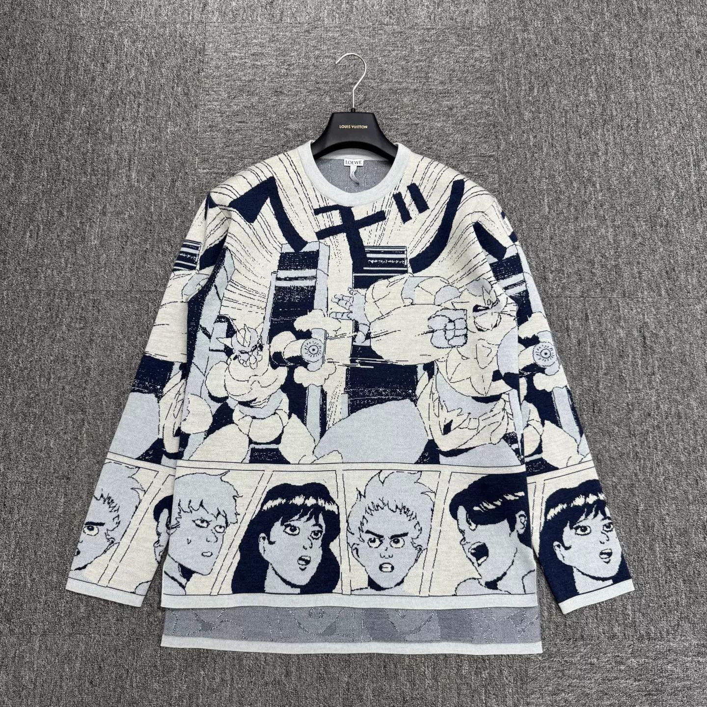 Loewe Loewe Anime Pattern Knit Wool Sweater Size US M / EU 48-50 / 2 - 1 Thumbnail