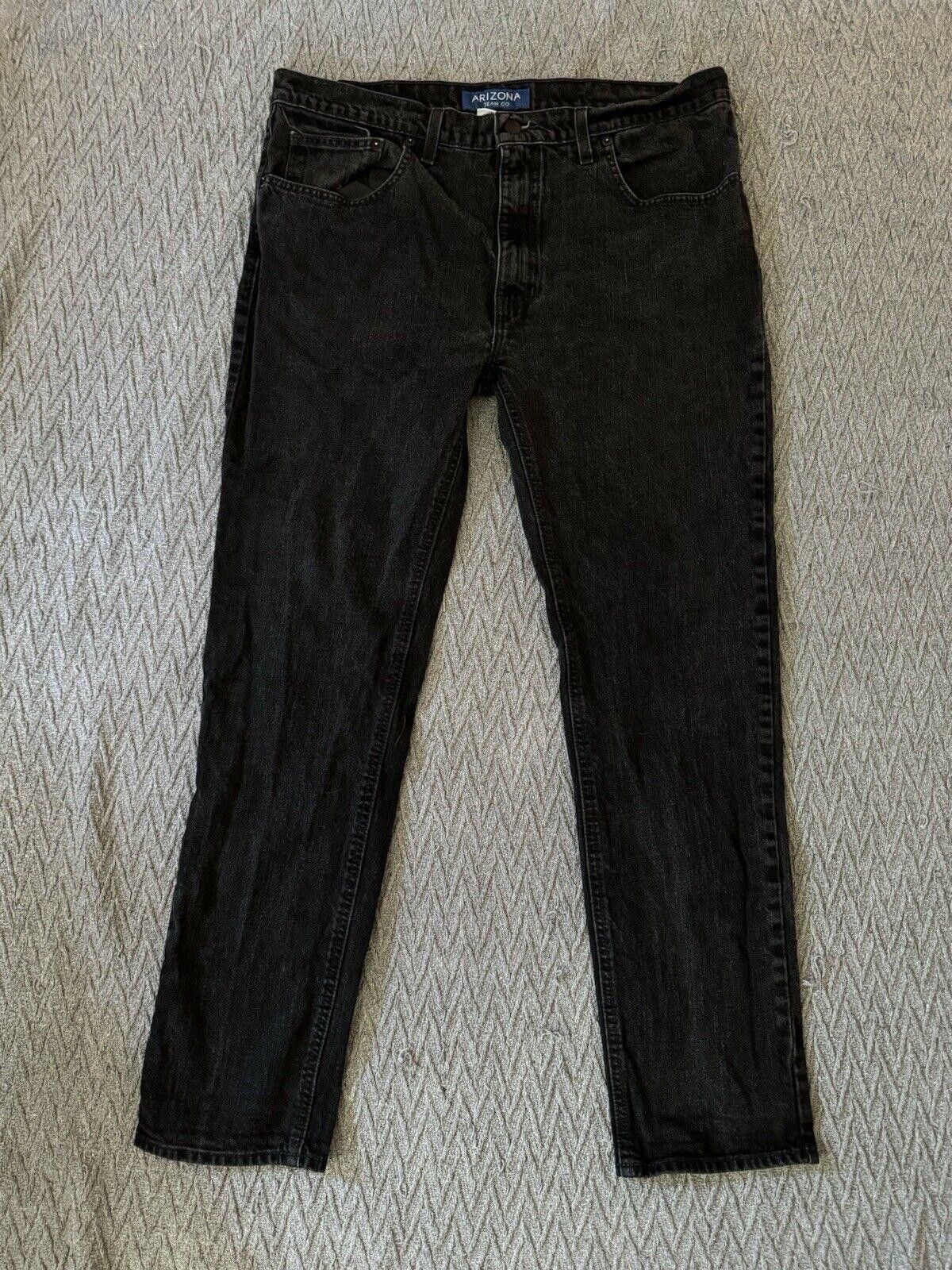 Designer Arizona Skinny Jeans Men's Size 38x32 Black Denim Stretch Size US 38 / EU 54 - 1 Thumbnail