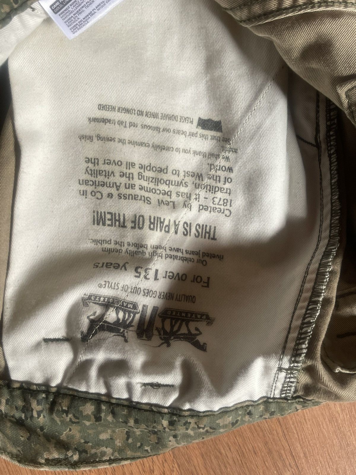 Levi's Levi’s Camo Cargos Size US 38 / EU 54 - 4 Thumbnail