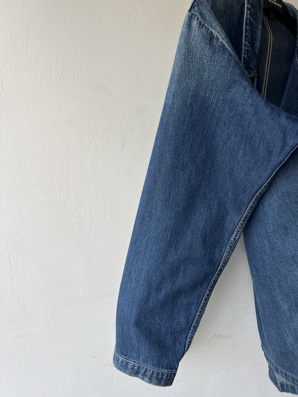 45rpm Archive 45rpm NMD Ocean Blue Patina Denim Chore Jacket Size US XL / EU 56 / 4 - 10 Thumbnail