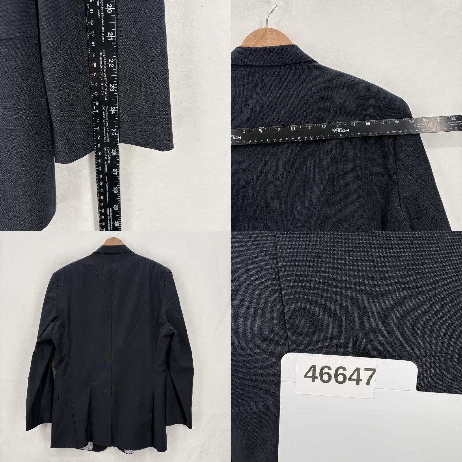 Brooks Brothers Brooks Brothers 346 Blazer Mens 46L Blue Wool Explorer Fitzgerald Fit Sport Coat Size 46R - 9 Thumbnail