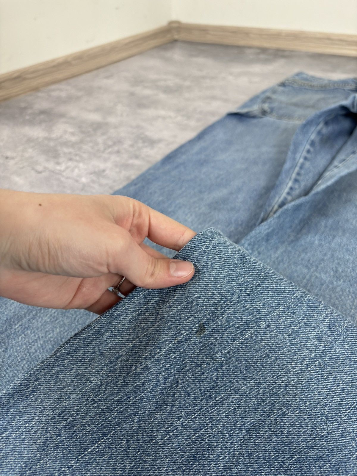 Dickies Vintage Dickies Faded Blue Carpenter Denim Jeans 1993SNB Size US 36 / EU 52 - 4 Thumbnail