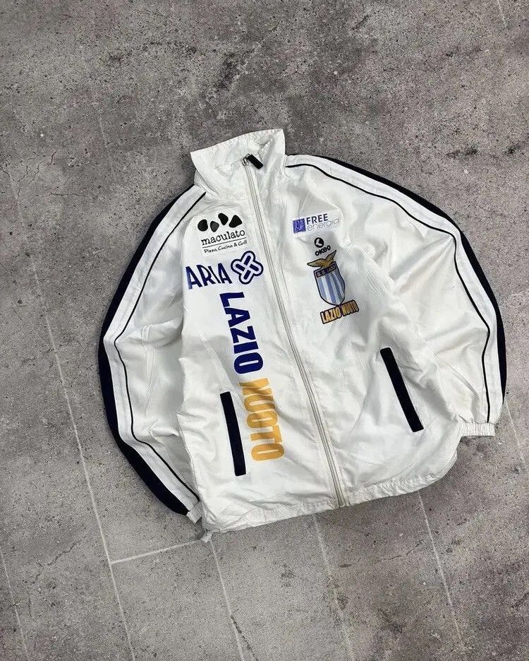 Japanese Brand × Vintage Nike Lazio Vintage Zip Hoodie Football Soccer Jersey Size US S / EU 44-46 / 1 - 13 Thumbnail