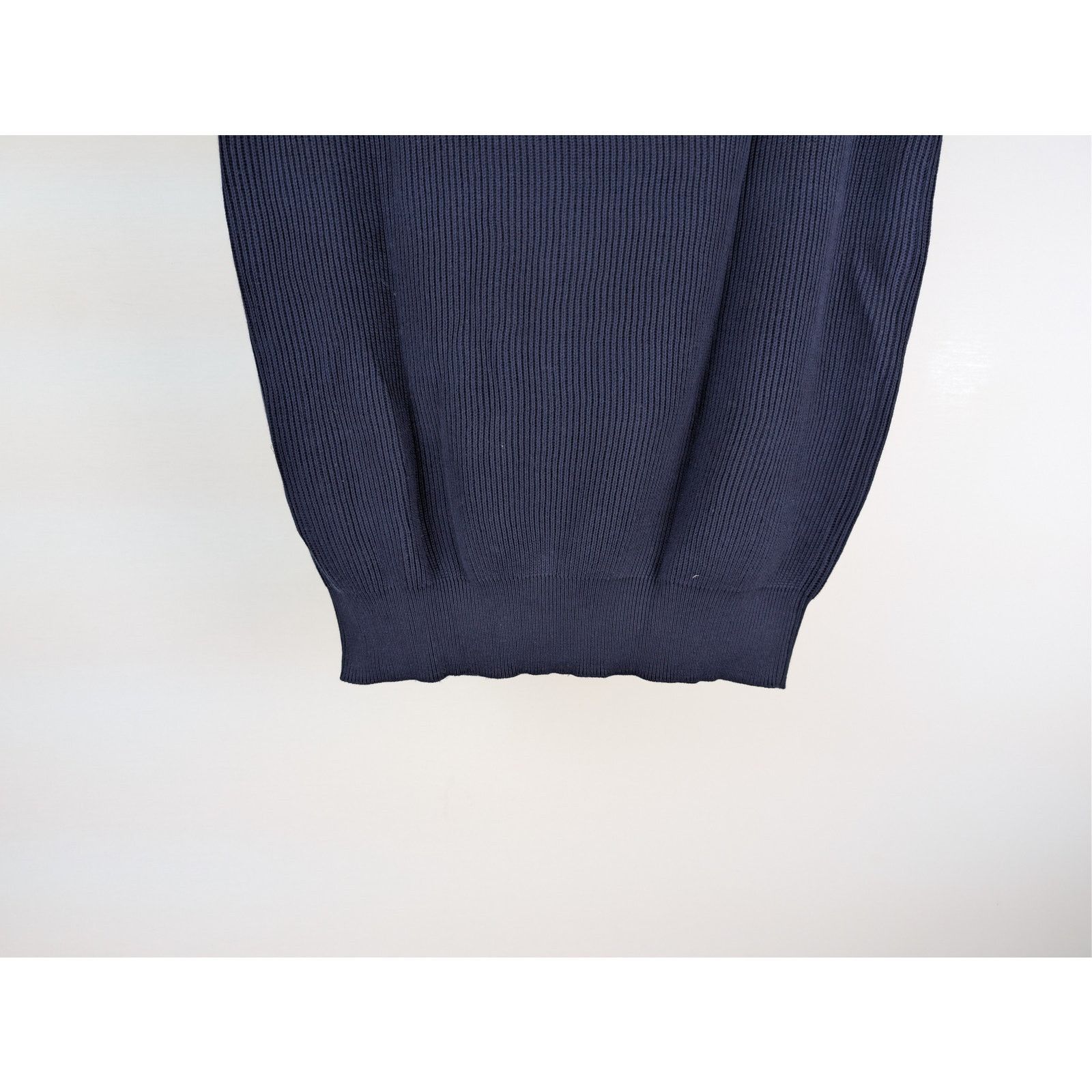 Brunello Cucinelli o1rshd1 CC20 Short-Sleeve Striped Crewneck Sweater navy blue Size US M / EU 48-50 / 2 - 10 Thumbnail