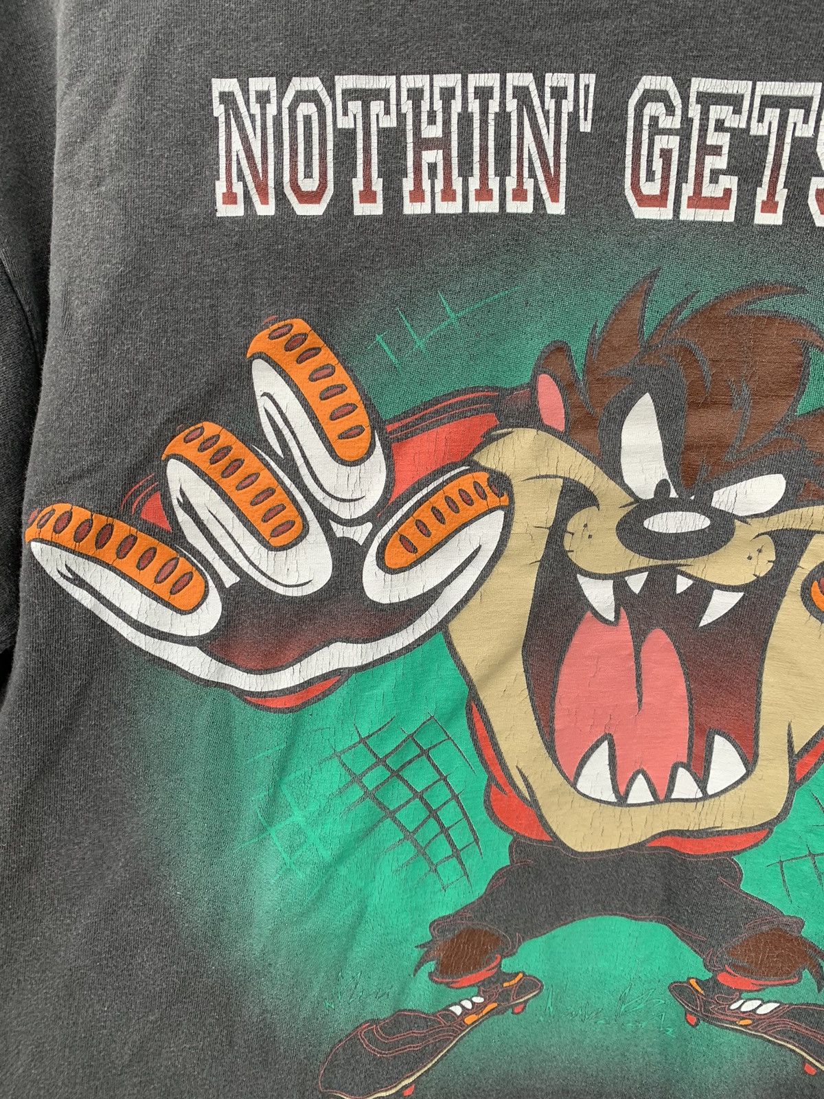 Cartoon Network Vintage Warner Bros Looney Tunes 1990s Taz T-shirt Size US M / EU 48-50 / 2 - 3 Thumbnail