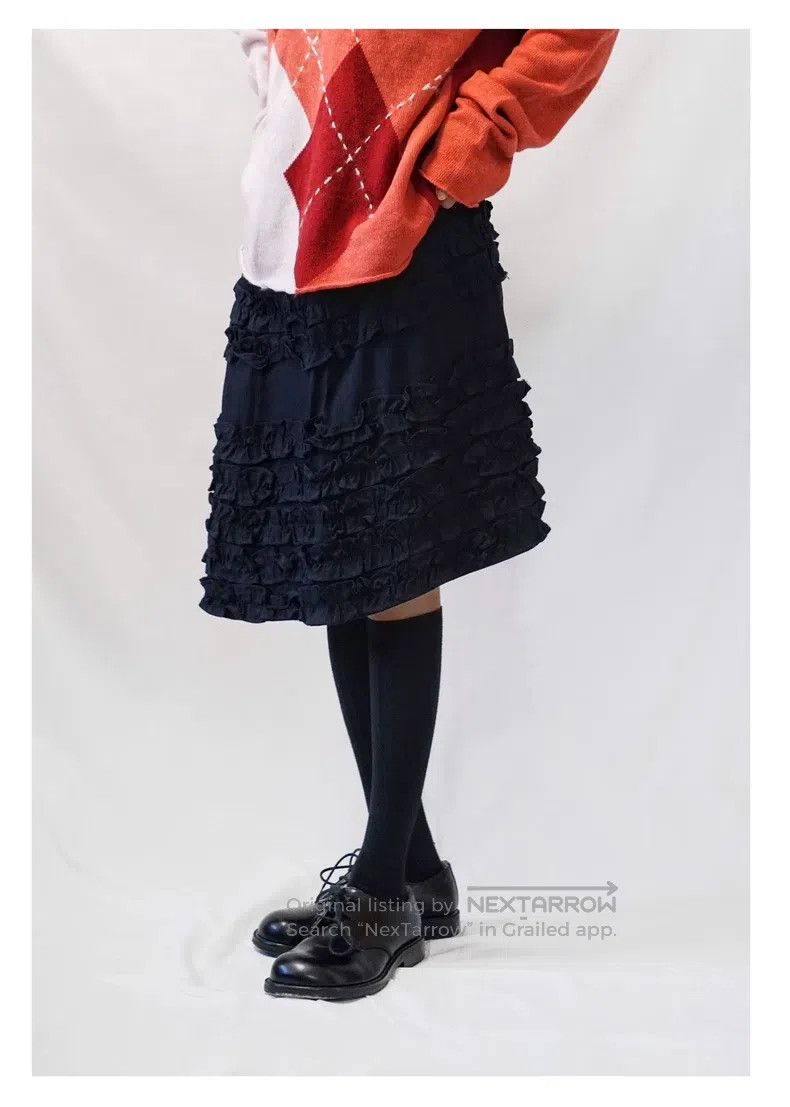 Comme des Garcons Comme Des Garcons size M Ruffled Tulle Skater Skirt Size 22" - 2 Thumbnail