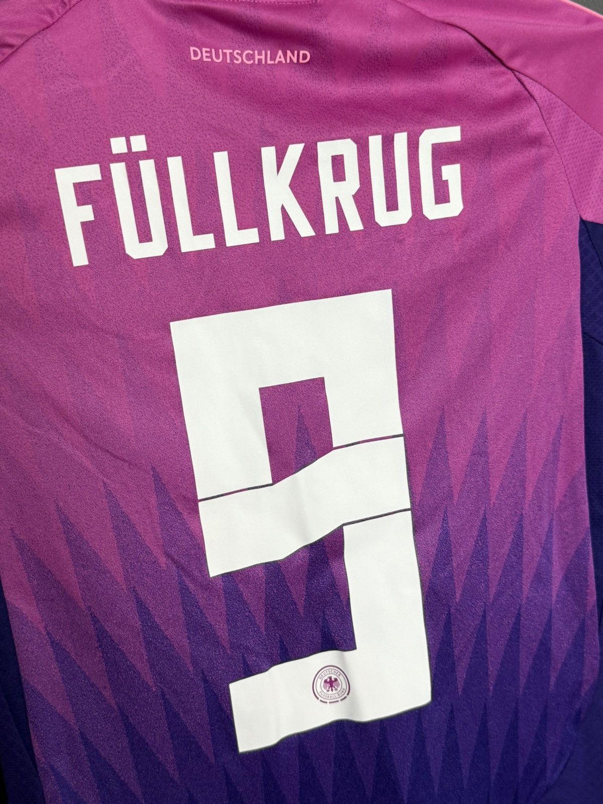 Adidas KIDS Germany 2024 Away Fullkrug Football Jersey T-Shirt Size US XS / EU 42 / 0 - 3 Thumbnail