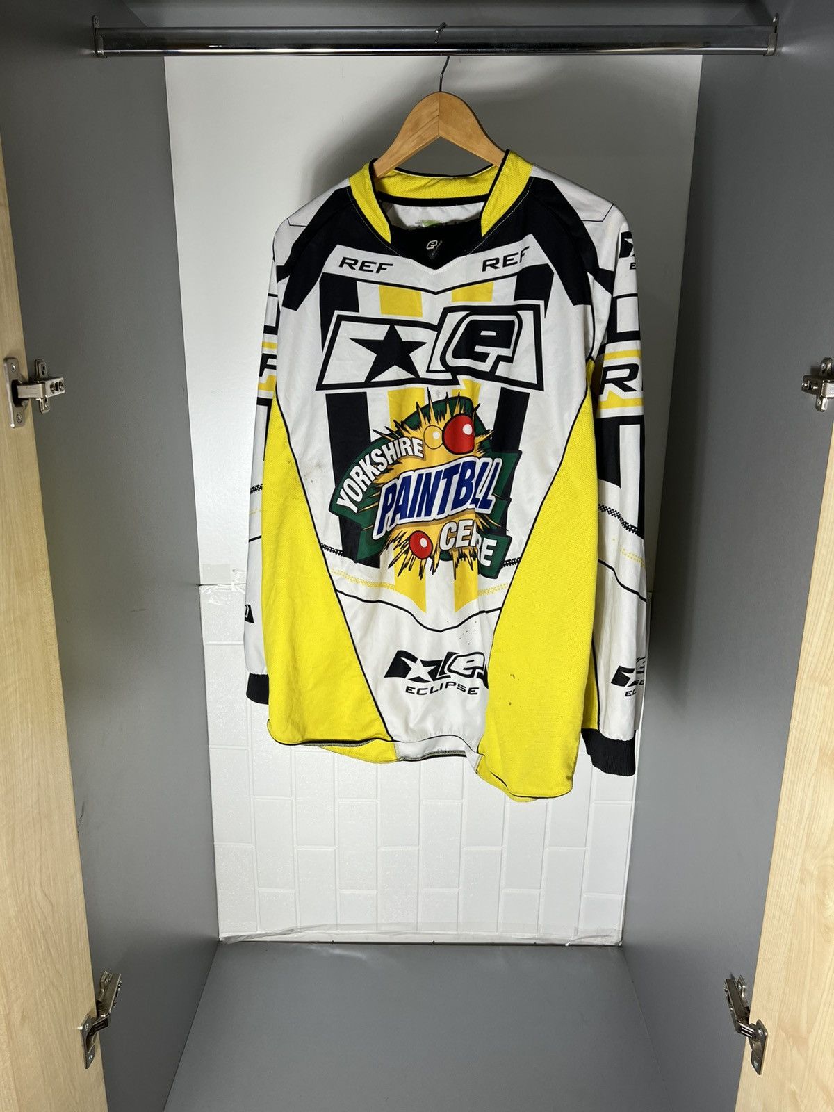 NASCAR VINTAGE ECLIPSE PLAYING MOTORCYCLE JERSEY RACING RETRO 90s Size US L / EU 52-54 / 3 - 12 Thumbnail