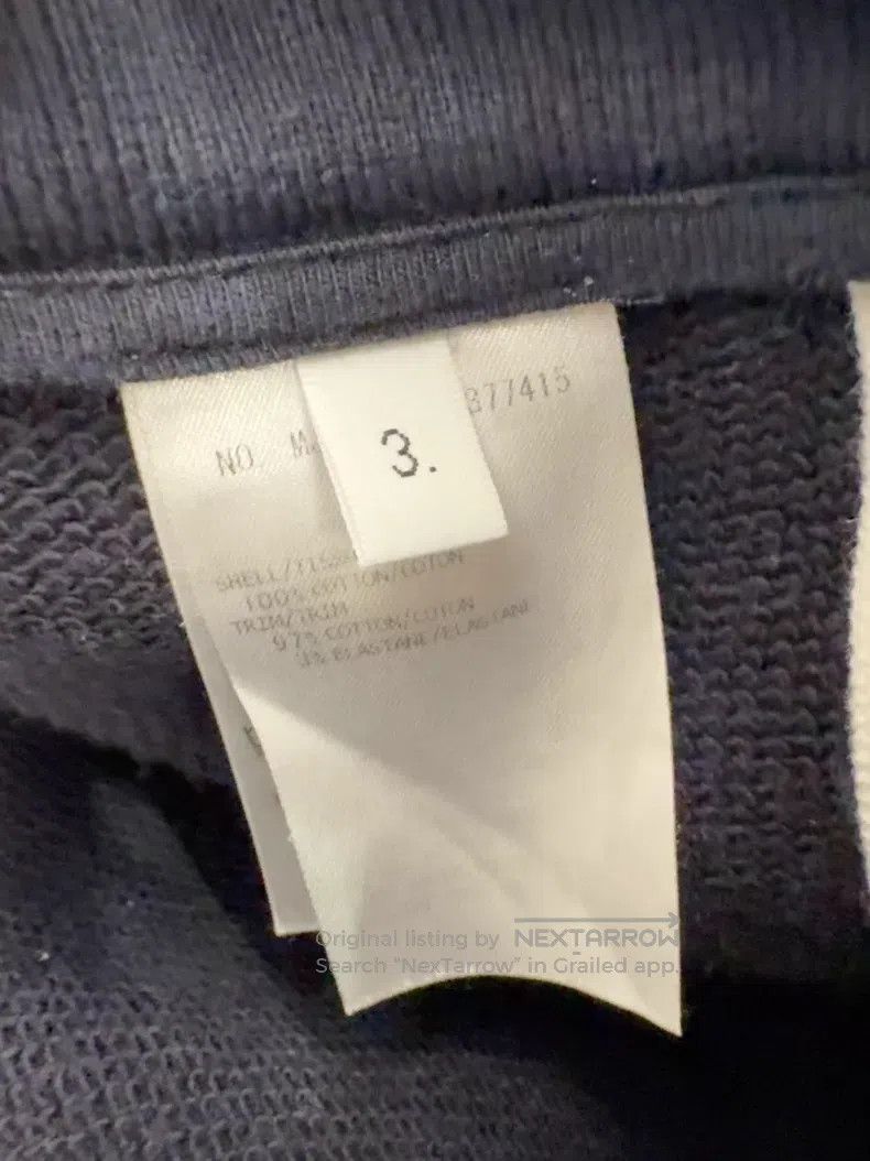 Thom Browne Thom Browne size 3 Dark blue side-striped sweatpants Size US 34 / EU 50 - 4 Thumbnail