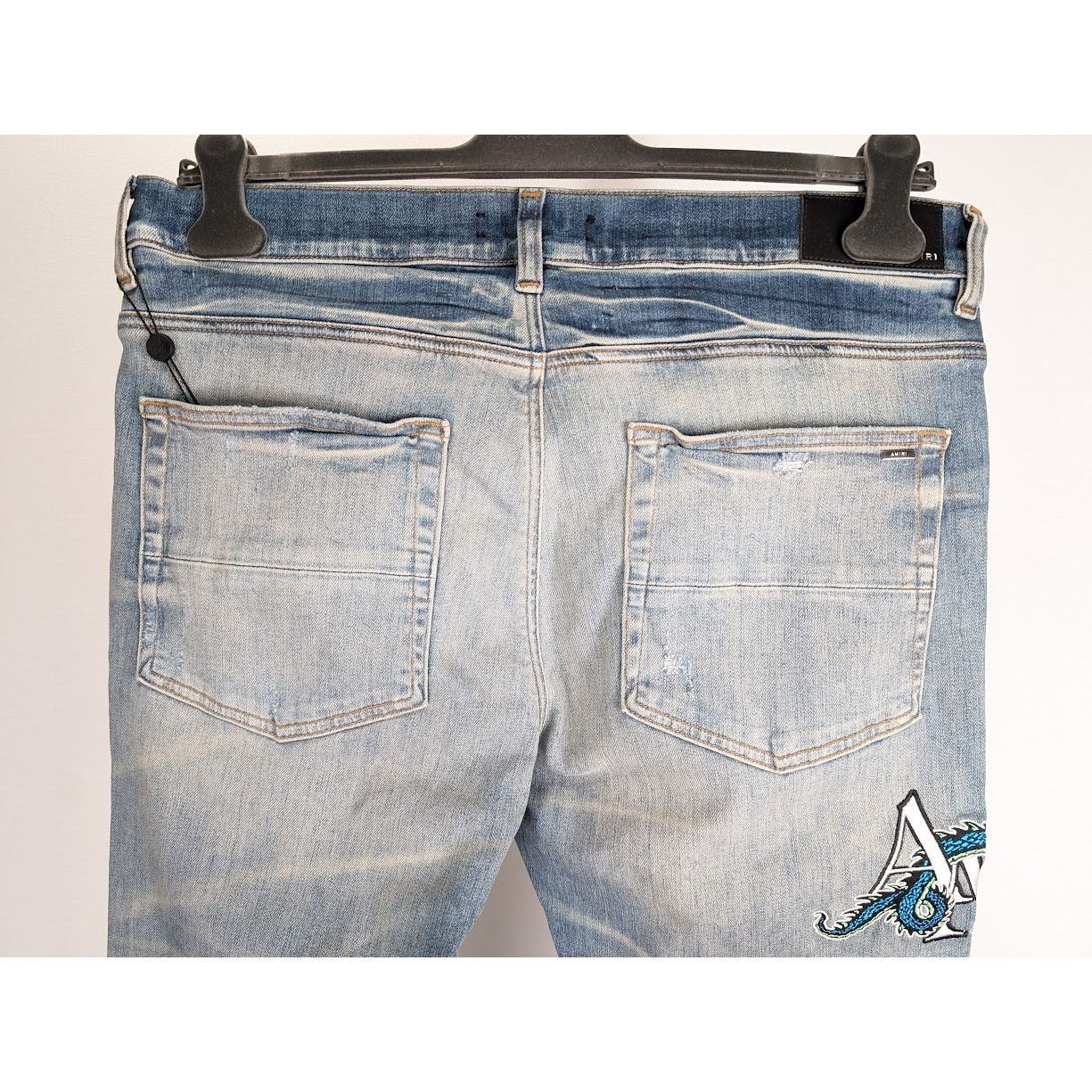 Amiri o1rshd1 Dragon MX1 Jeans in Vintage Indigo Size US 36 / EU 52 - 18 Thumbnail