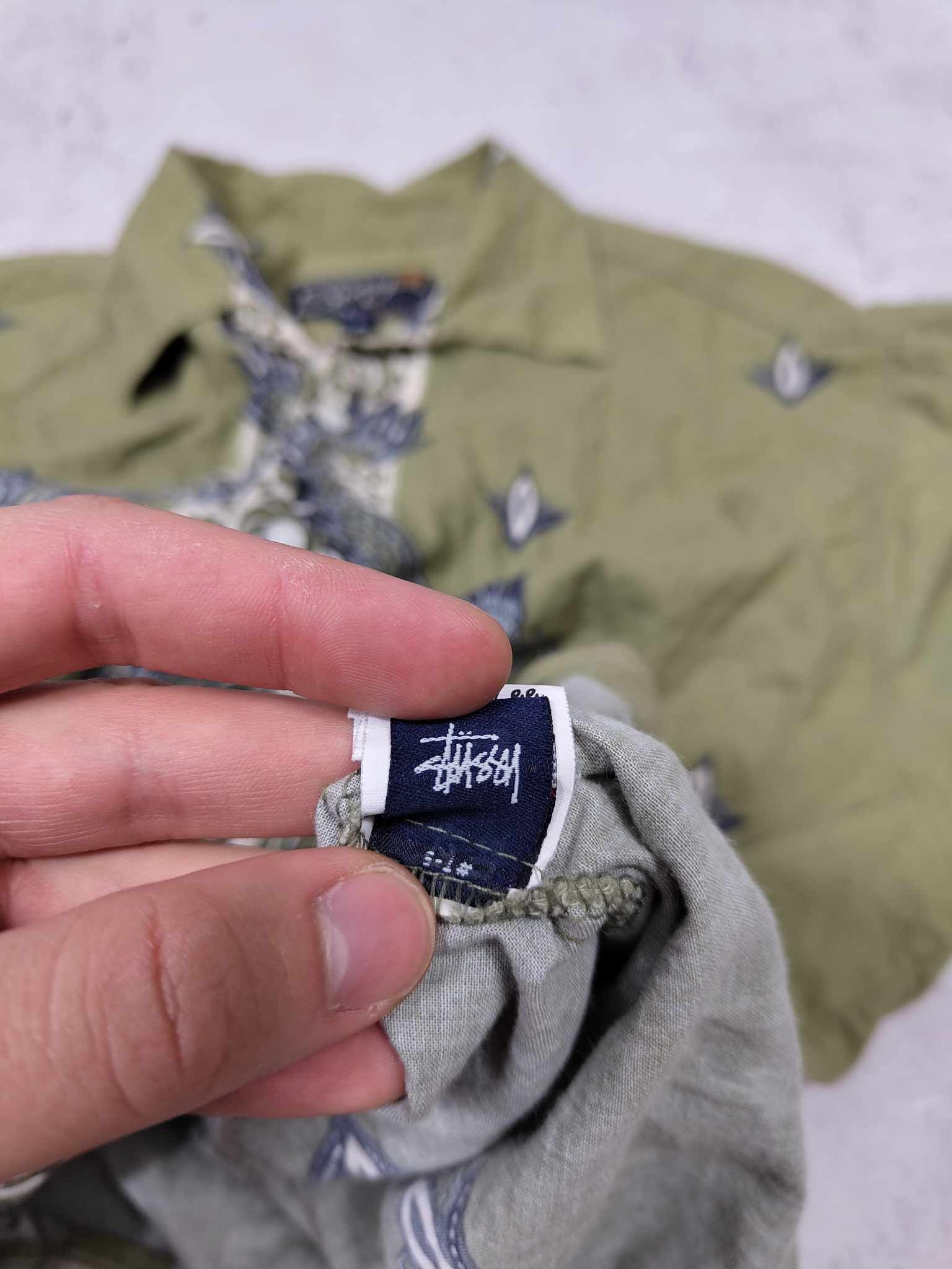 Stussy × Vintage 90s Vintage Stussy Hawaiian Shirt Size US L / EU 52-54 / 3 - 6 Thumbnail