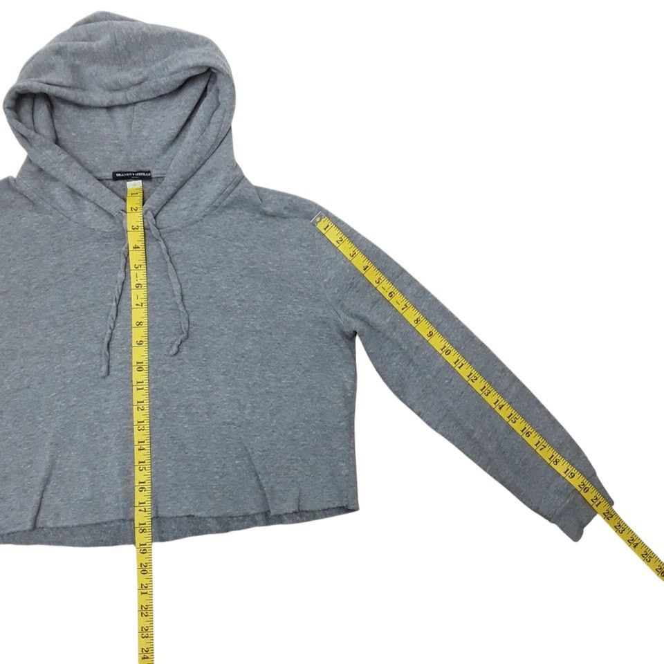 Brandy Melville Brandy Melville Made in Italy Cropped Lennon Hoodie OS Size ONE SIZE - 9 Thumbnail