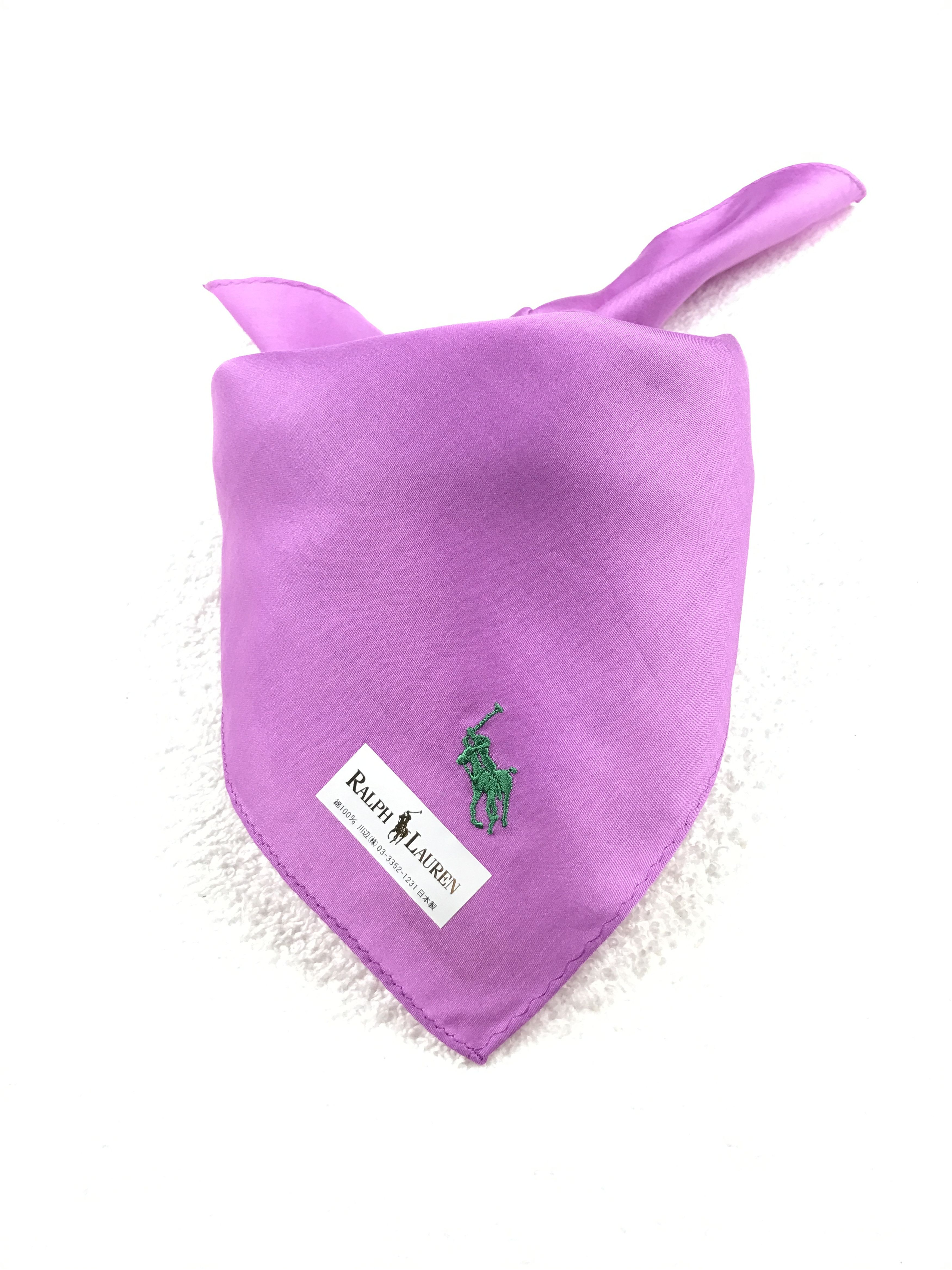 Designer × Ralph Lauren × Vintage Vintage Ralph Lauren Bandana Neckerchief Handkerchief Size ONE SIZE - 3 Thumbnail