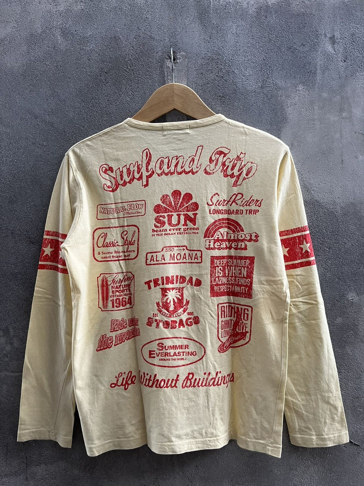 Hysteric Glamour St.Franc Long Sleeve Tee – Y2K Surf Graphic Vintage Japan Size US L / EU 52-54 / 3 - 2 Thumbnail