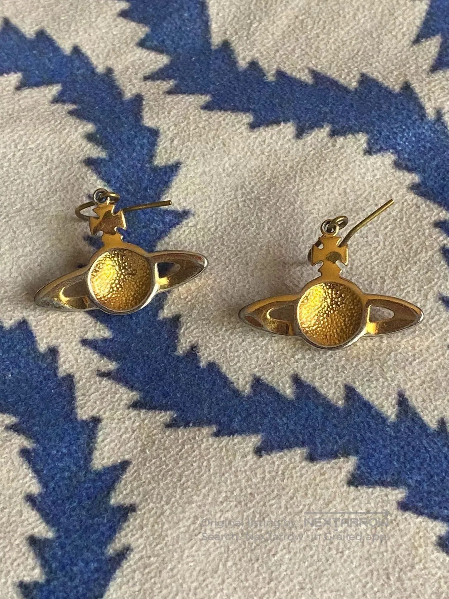 Vivienne Westwood vivienne westwood pink enamel saturn earrings. Size ONE SIZE - 2 Thumbnail