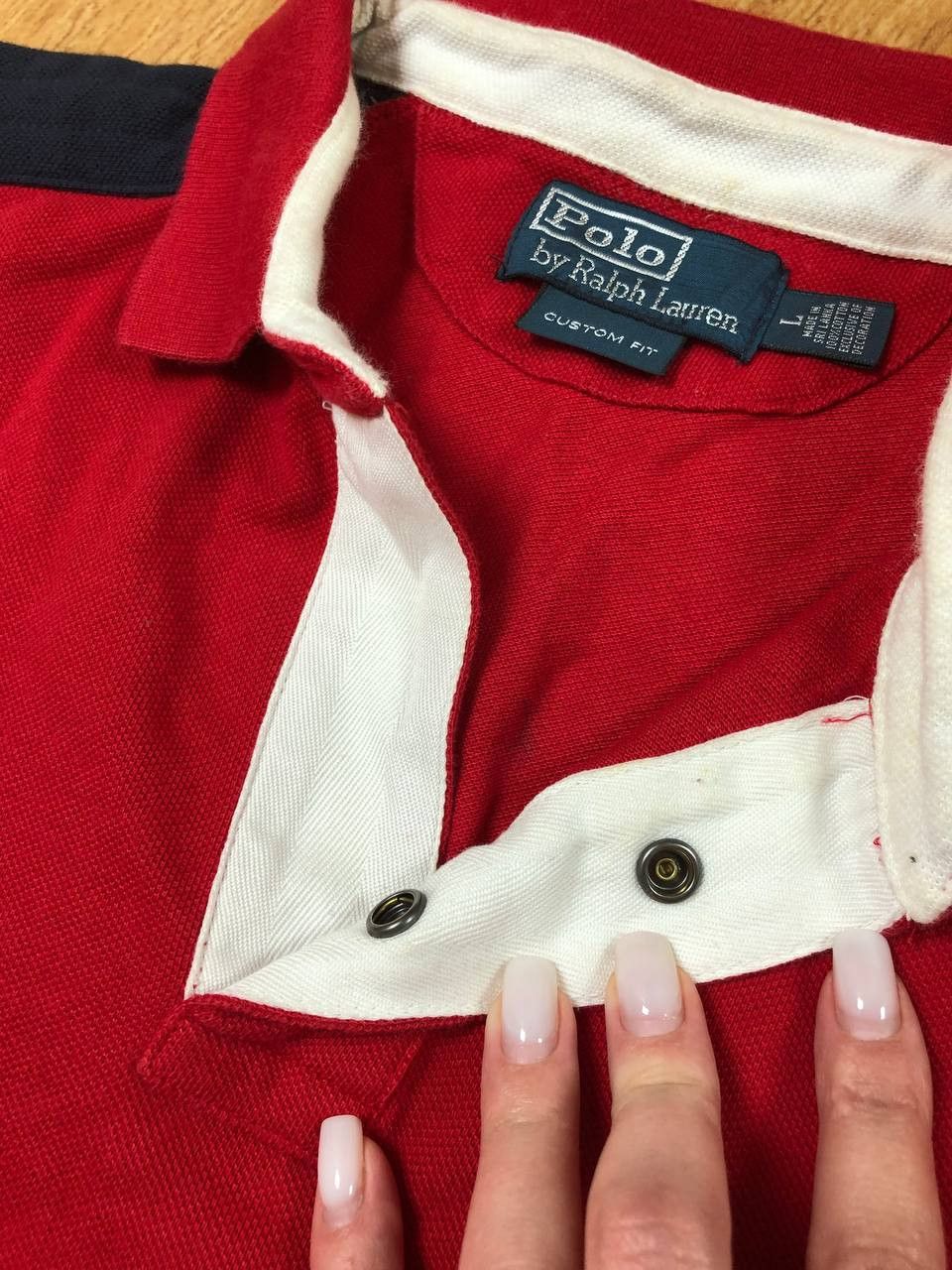 Polo Ralph Lauren T-Shirt Ralph Lauren by Polo mens red logo vintage crazy Y2K Size US L / EU 52-54 / 3 - 7 Thumbnail