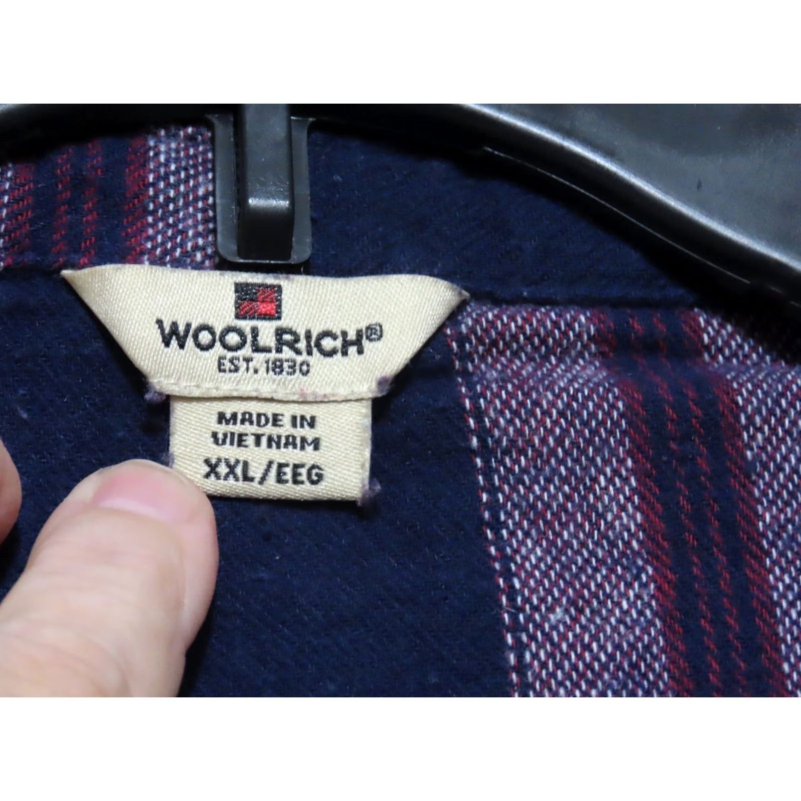Vintage Woolrich Shirt Women 2XL Purple Plaid Flannel Button-Up Long Sleeve Collared Woolrich 100% Cotton Regular Fit Vintage No Size XXL / US 16-18 / IT 52-54 - 4 Thumbnail