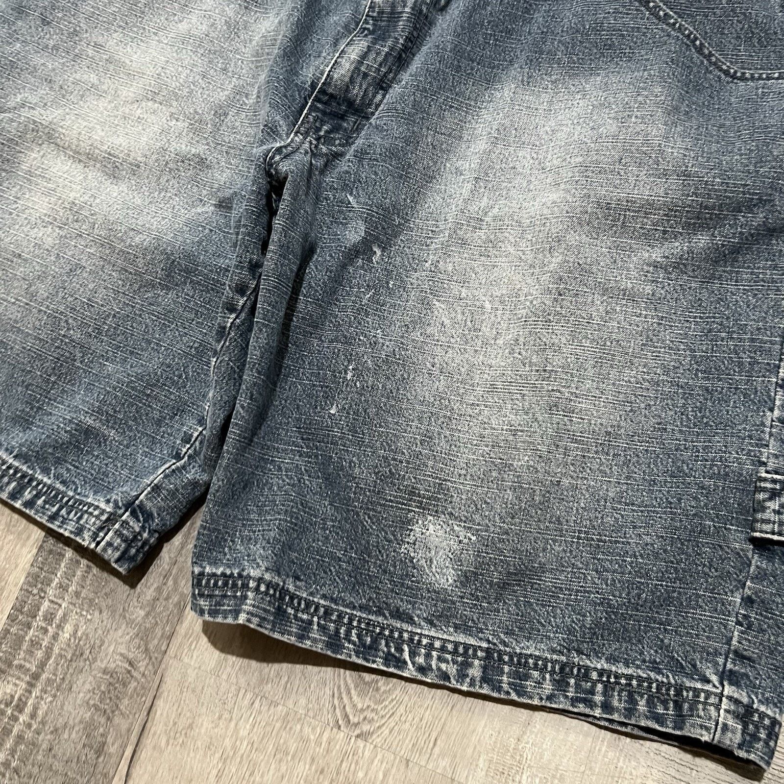 Vintage Vintage Y2K Paco Jeans Company Baggy Fit Denim Cargo Jorts Size US 42 / EU 58 - 3 Thumbnail