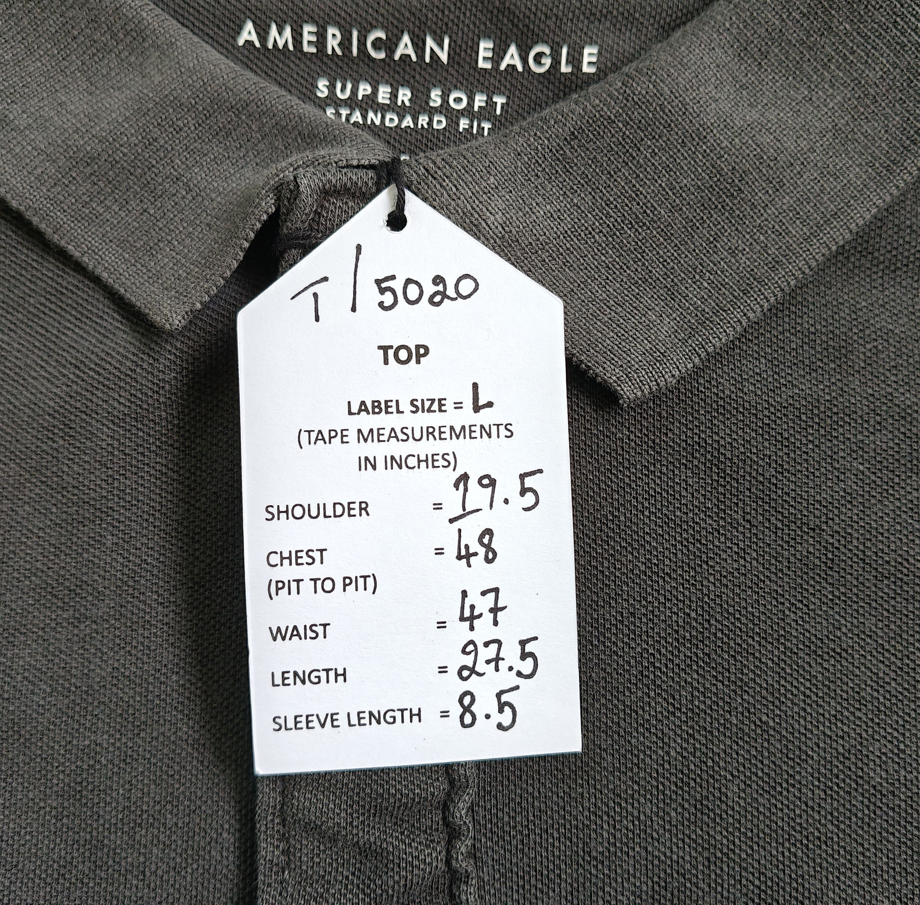 American Eagle Outfitters American Eagle Men's Polo shirt Free Shipping T/5020 Size US L / EU 52-54 / 3 - 9 Thumbnail