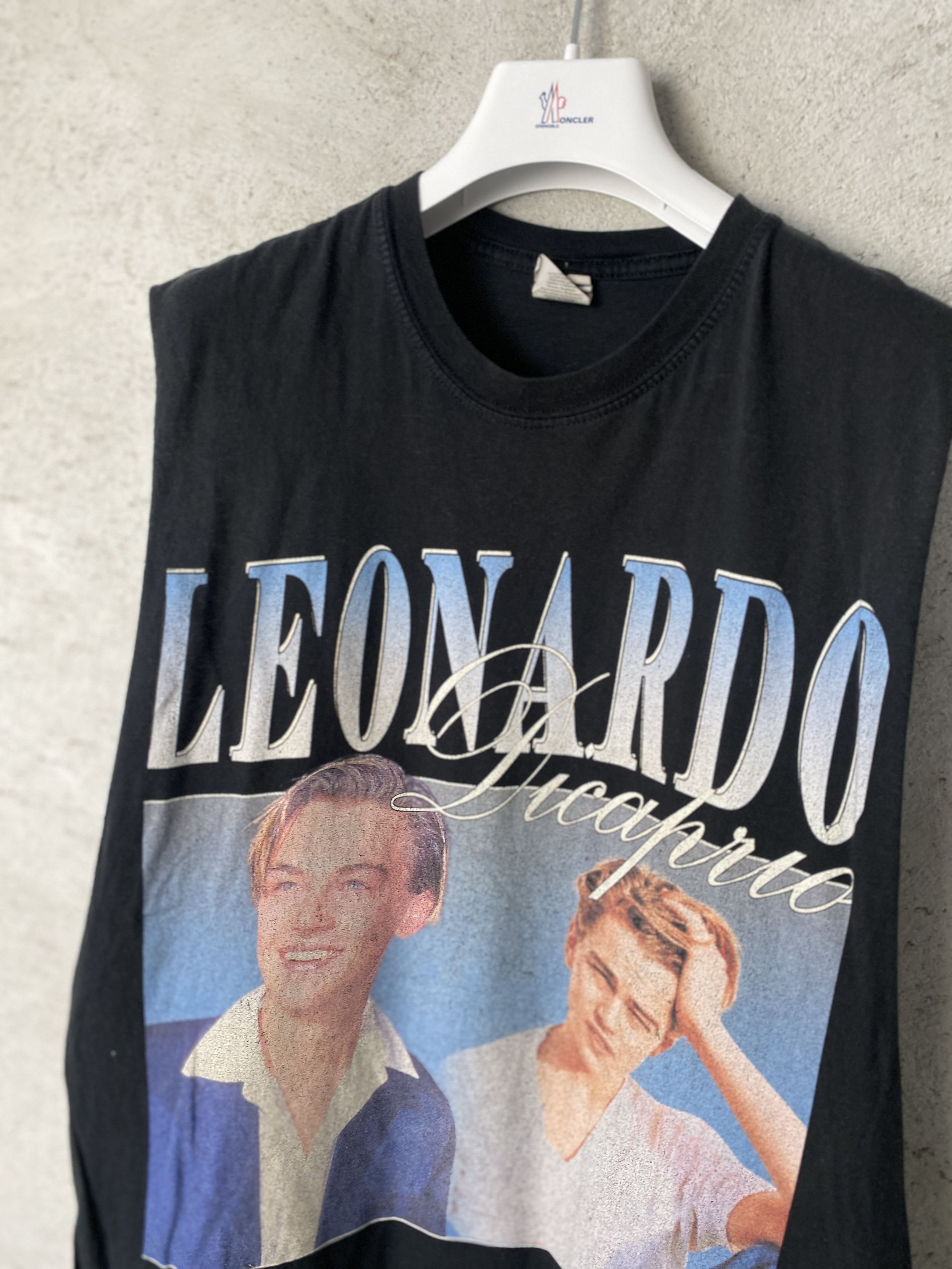 Vintage Leonardo DiCaprio tank top t-shirt tee y2k 00s Size US XL / EU 56 / 4 - 2 Thumbnail