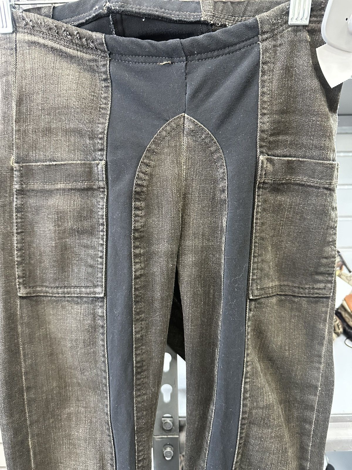 Rick Owens Drkshdw RICK OWENS DRKSHDW olmar Biker Leggings Mirta Pants MEDIUM Size 26" / US 2 / IT 38 - 2 Thumbnail