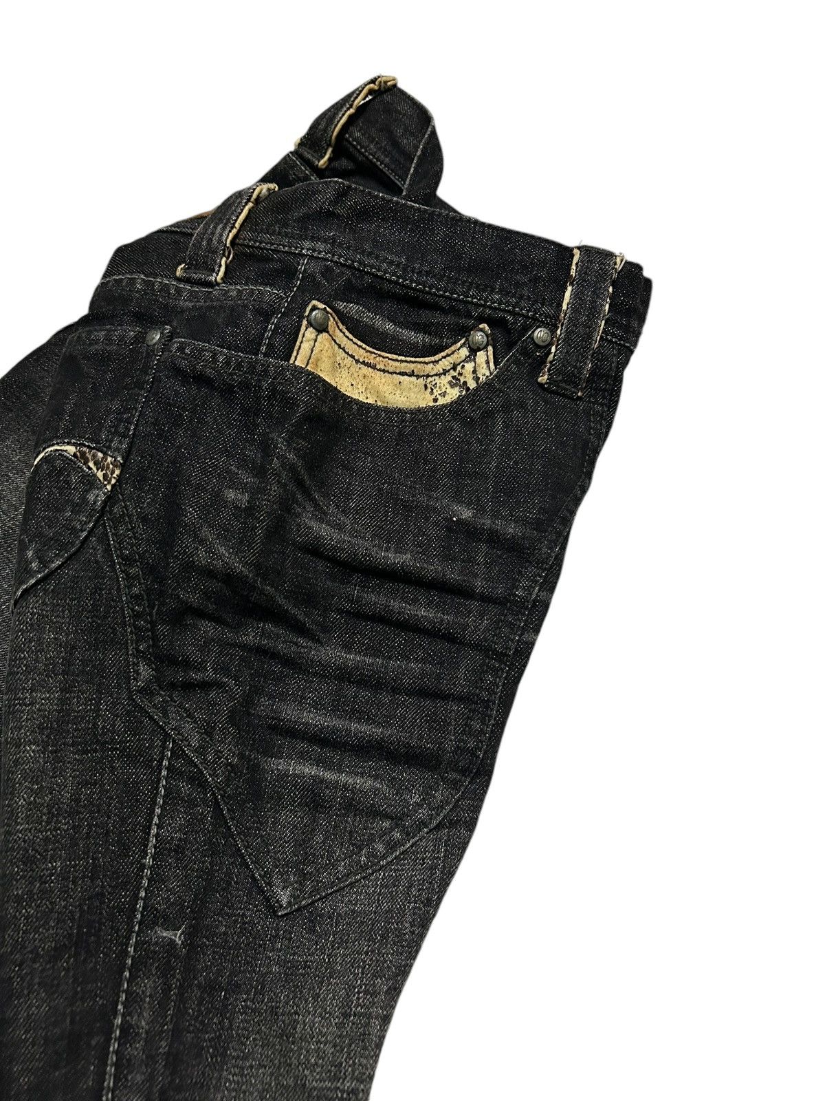 If Six Was Nine × Le Grande Bleu (L.G.B.) × Nicole Club Nicole Club For Men Rare Japanese Punk Style Denim 🎌☠️☠️ Size US 31 - 12 Thumbnail
