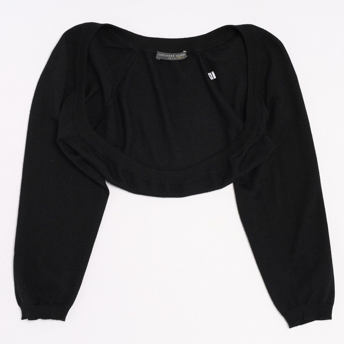 Alexander McQueen Alexander McQueen Black Shrug Bolero Cashmere Wool Silk Size M / US 6-8 / IT 42-44 - 1 Thumbnail