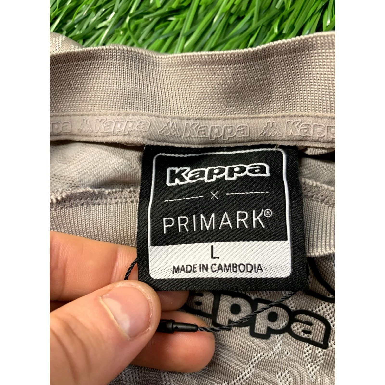 Kappa KAPPA x Primark Original Men Short Sleeve Shirt T-Shirt Jersey Tee Size L Gray Casual Basic Tee Shirts Mens Size US L / EU 52-54 / 3 - 4 Thumbnail