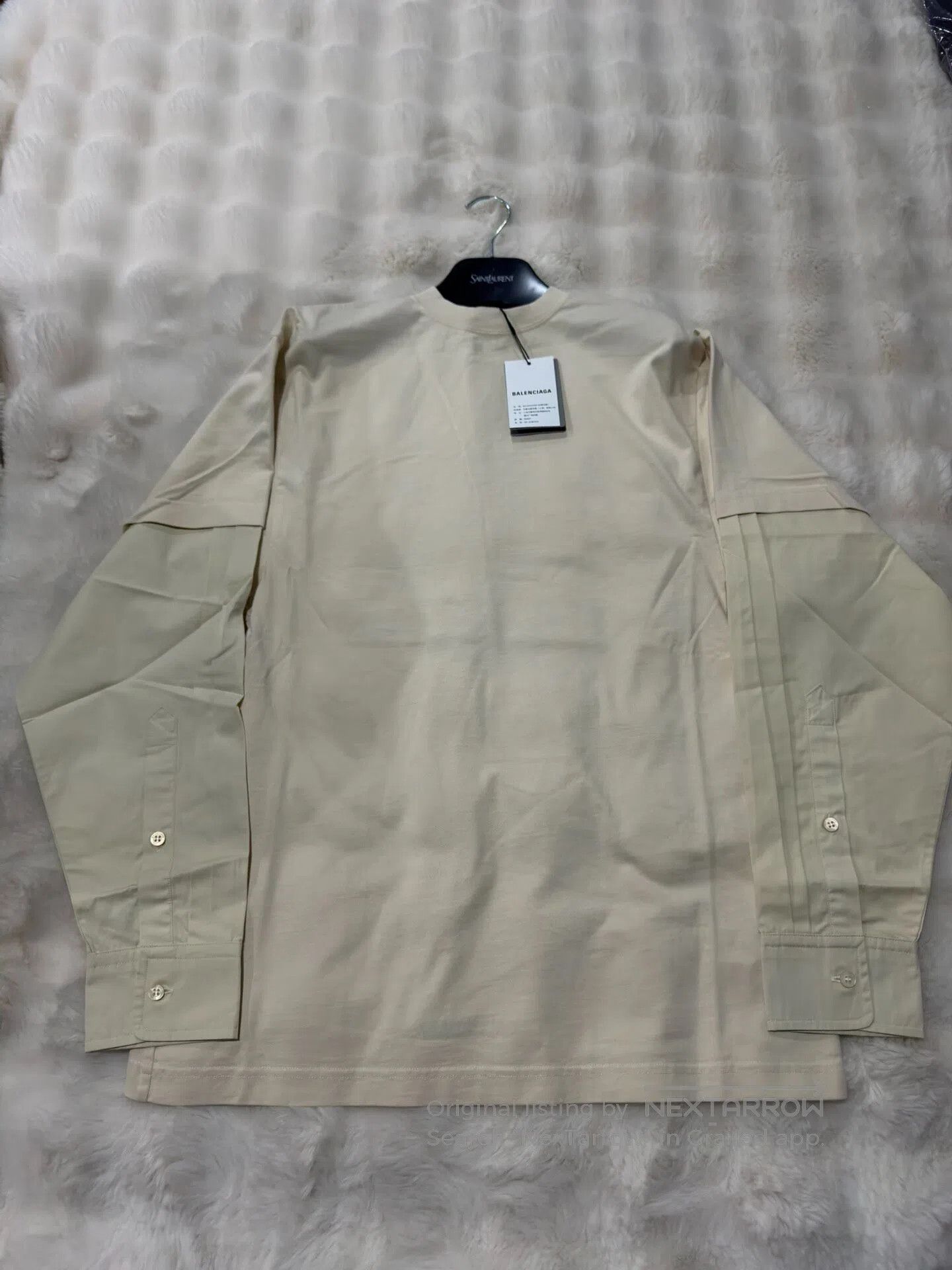 Balenciaga Balenciaga Patchwork Logo Long-Sleeve T-Shirt| Size US S / EU 44-46 / 1 - 1 Thumbnail