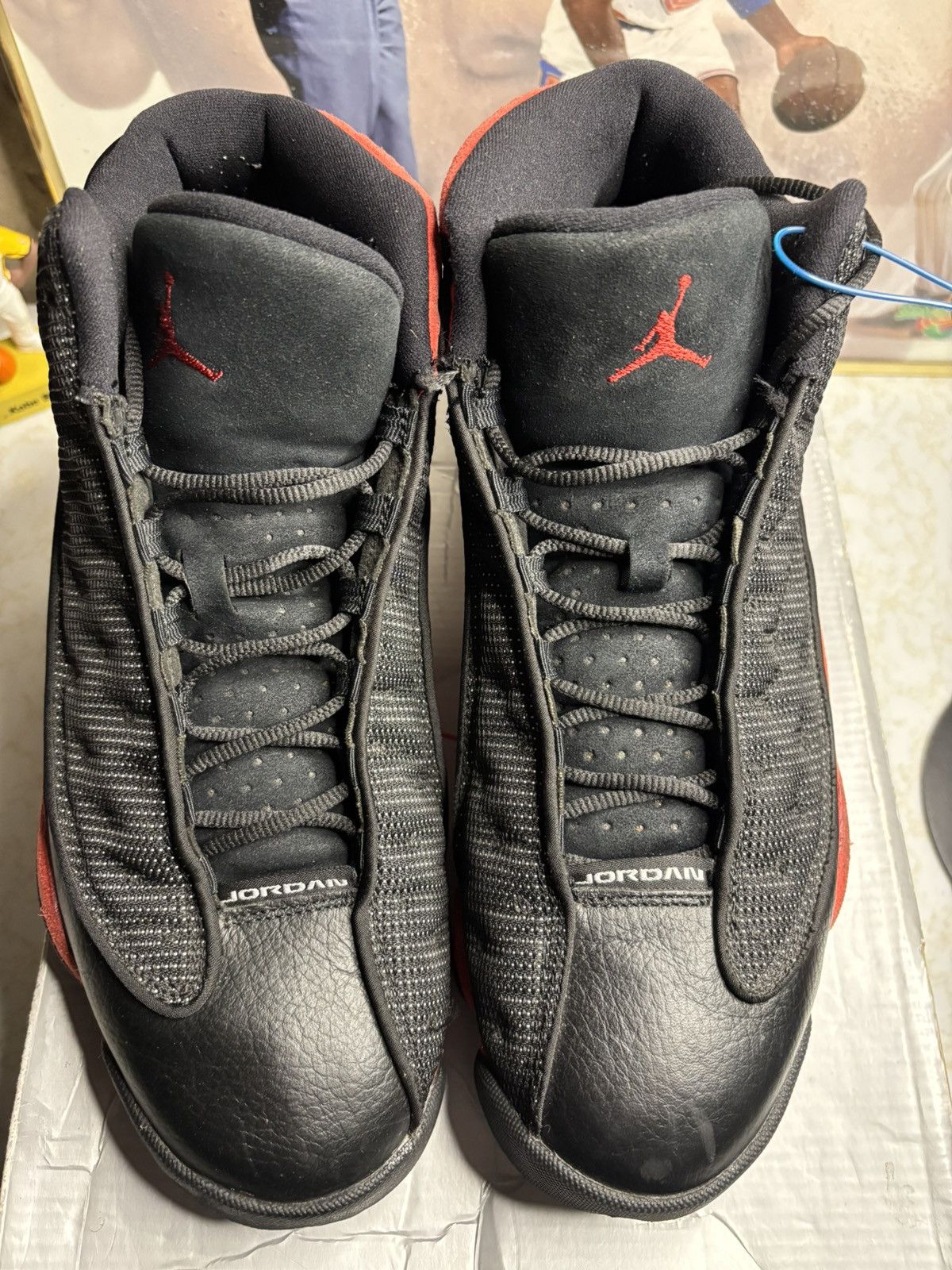 Jordan Brand Air Jordan 13 Retro 2017 Bred 2017 Size US 11.5 / EU 44-45 - 2 Thumbnail