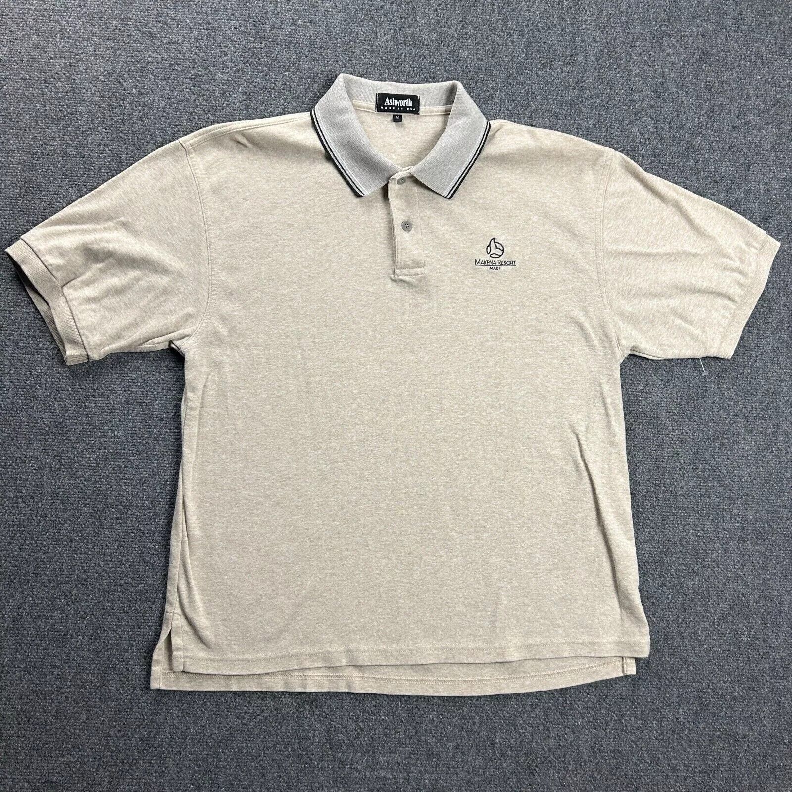 Other Vintage Makena Golf Resort Polo Shirt Mens Medium Ashworth Size US M / EU 48-50 / 2 - 1 Thumbnail