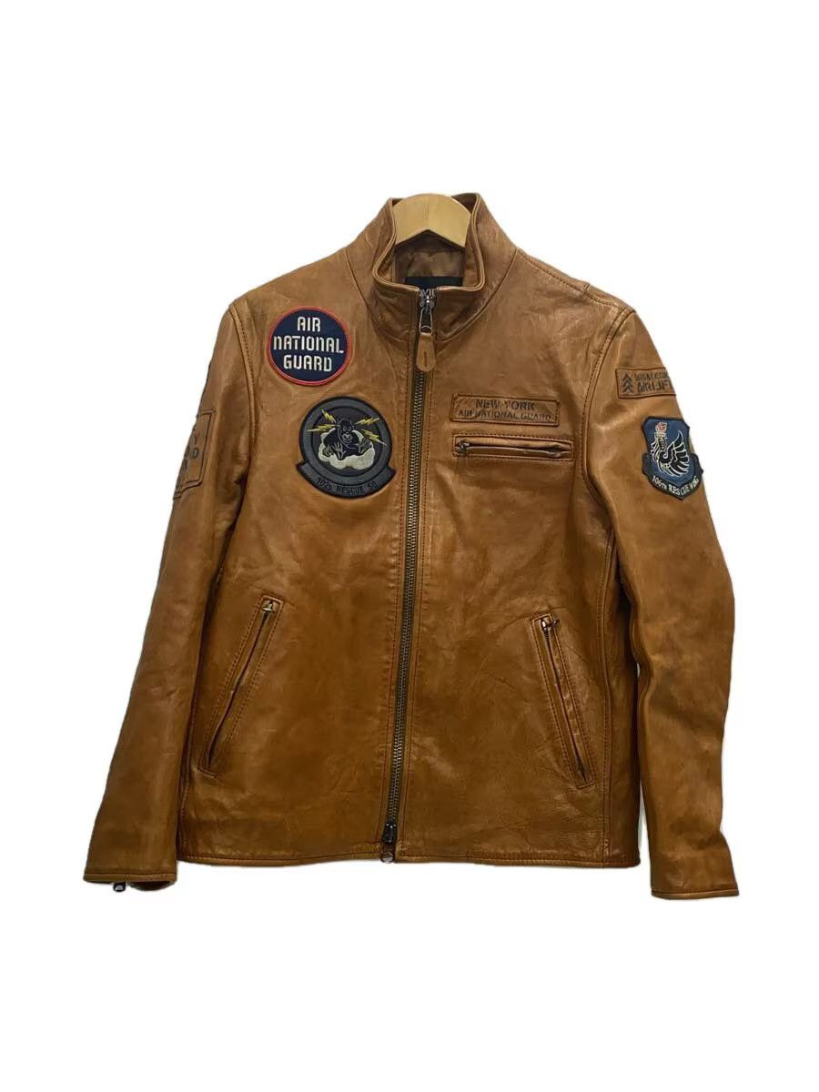 Avirex Avirex Stand Zip Riders Sheepskin Leather Jacket Blouson Size US L / EU 52-54 / 3 - 1 Thumbnail