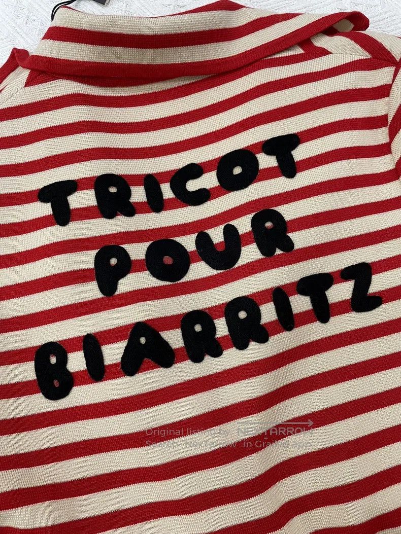 Gucci Gucci Red and white striped gold button cardigan coat Size S / US 4 / IT 40 - 4 Thumbnail