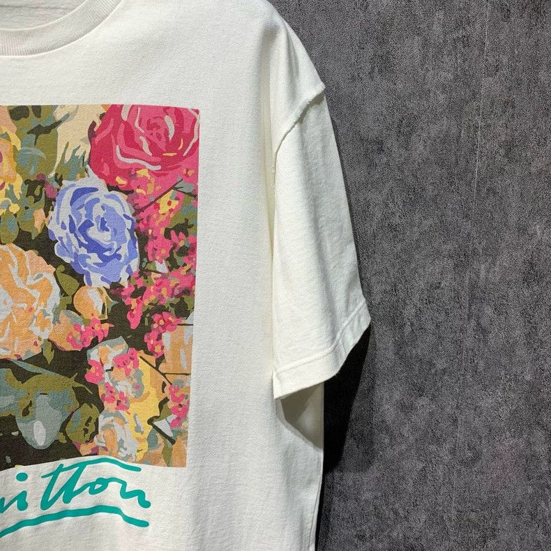 Louis Vuitton Louis Vuitton White floral short sleeves 2501-Nextarrow Size US XXL / EU 58 / 5 - 8 Thumbnail