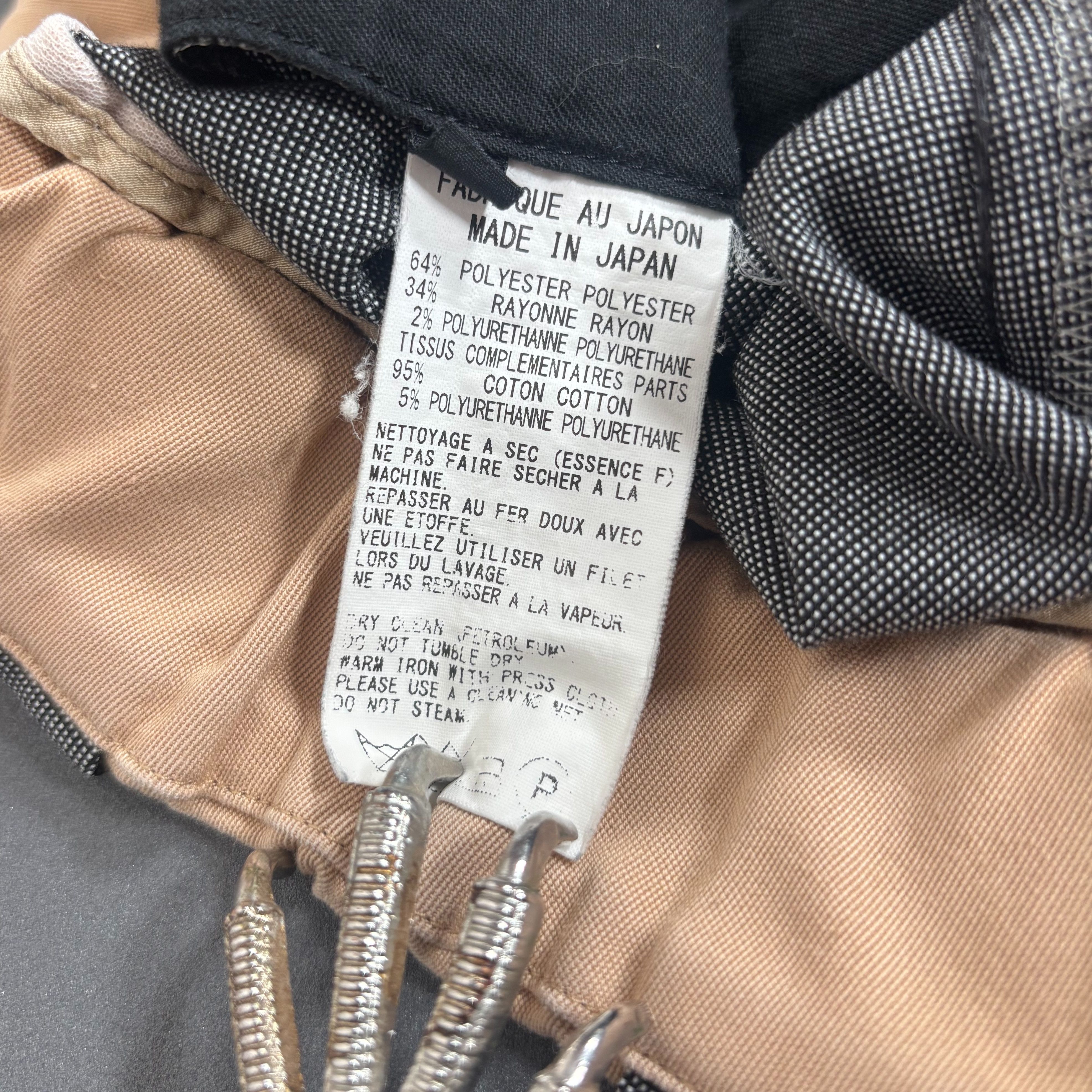 Y's for Men Grey Suit Fabric Shorts Size US 31 - 3 Thumbnail