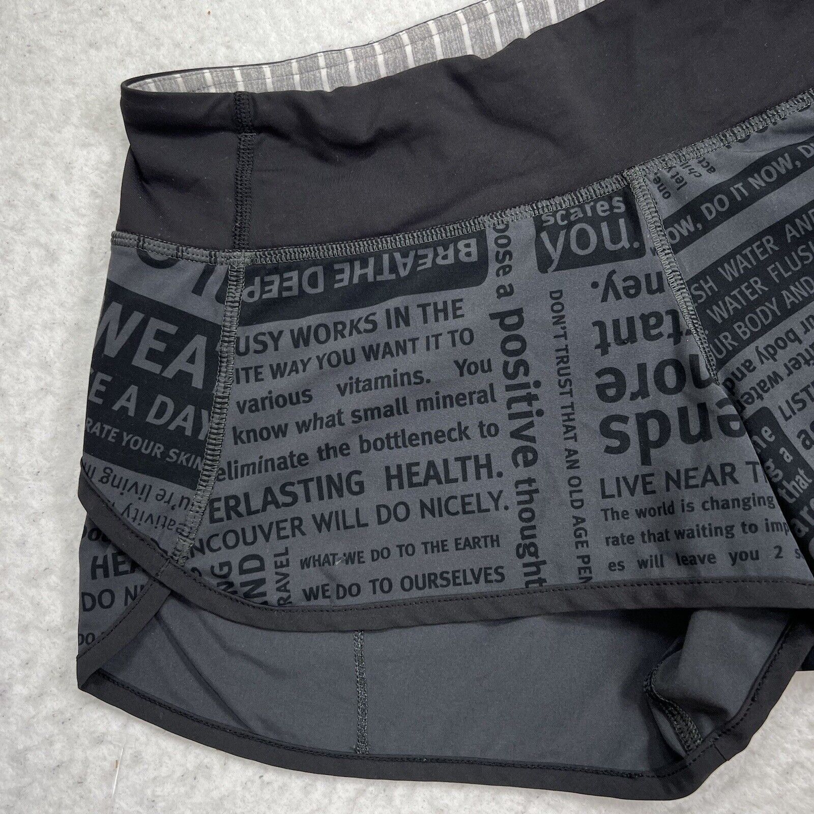 Lululemon LuluLemon Manifesto Run Speed Classic Athletic Shorts Size 27" / US 4 / IT 40 - 2 Thumbnail