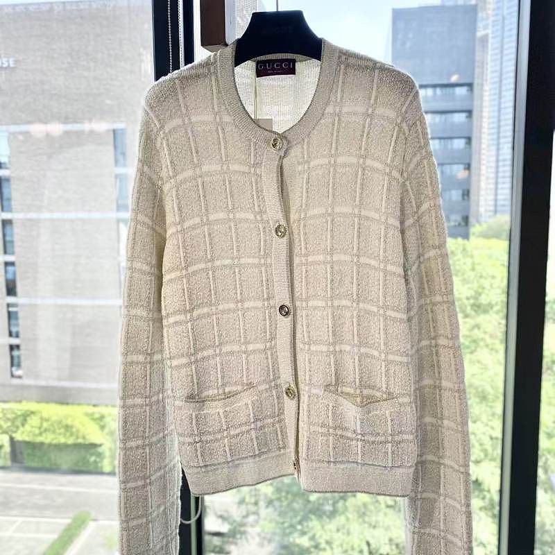Gucci Gucci Checkered Button Cardigan XL Size XL / US 12-14 / IT 48-50 - 1 Thumbnail