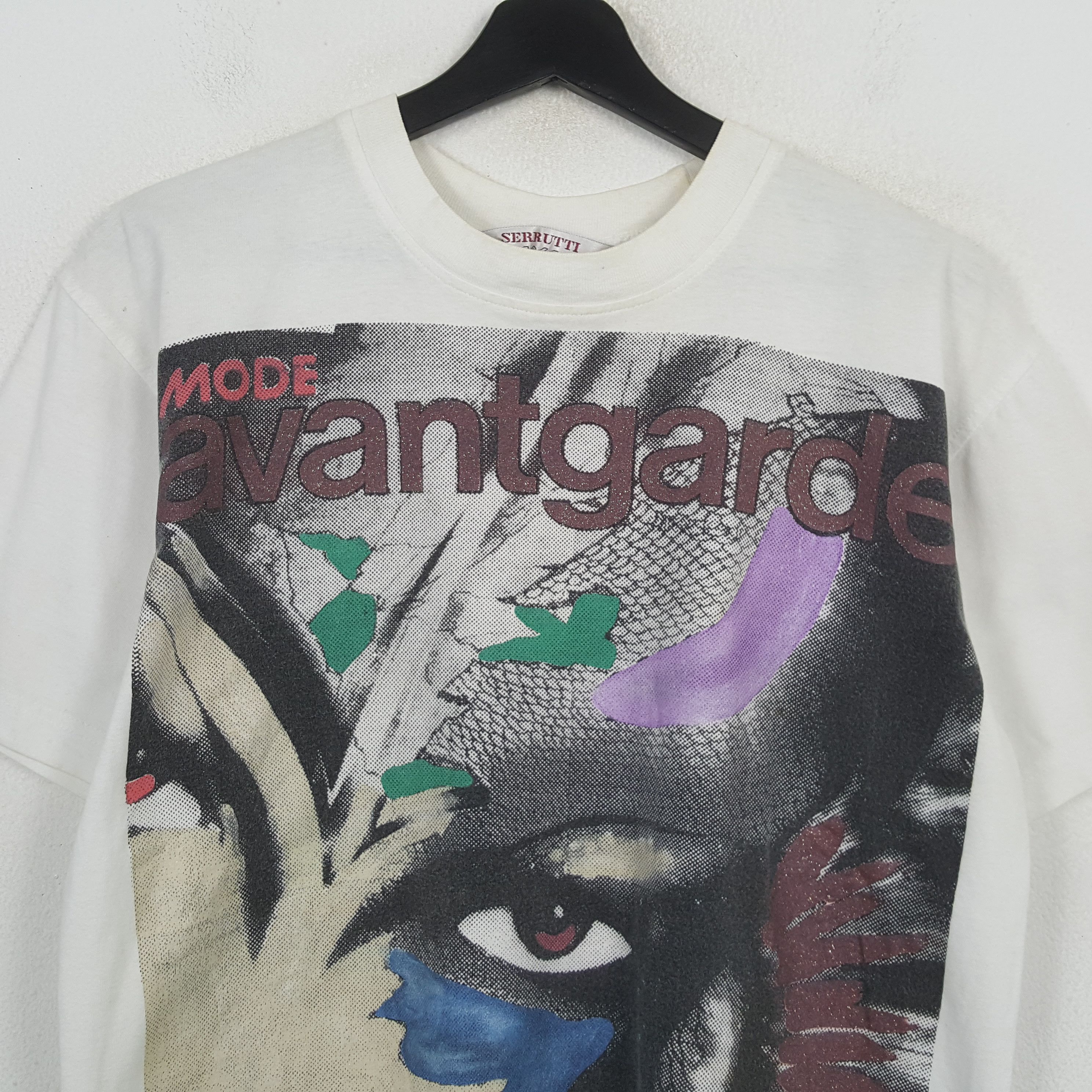 Vintage Mode Avantgarde Serrutti 1961 Tshirt RR16 Size US M / EU 48-50 / 2 - 2 Thumbnail