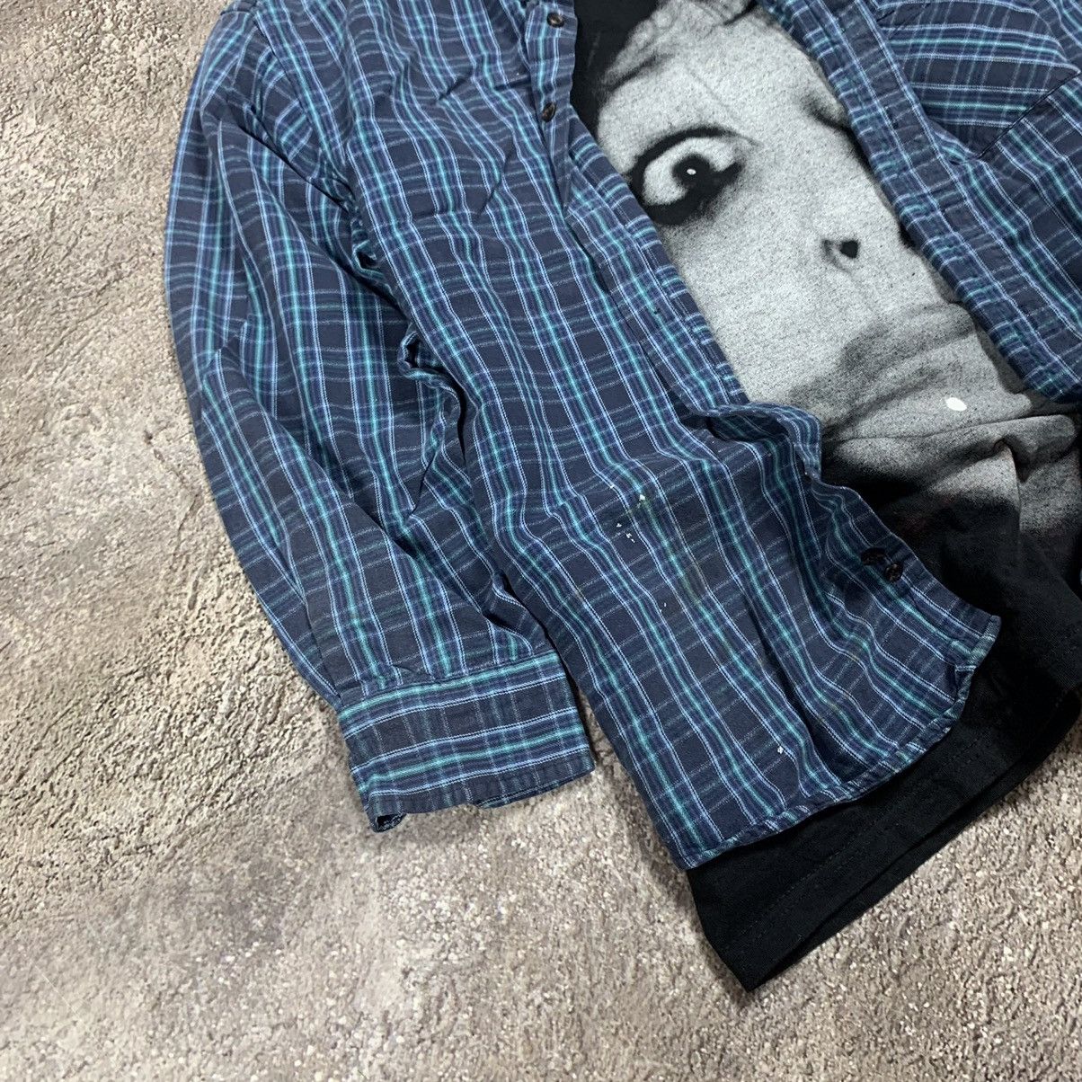 Vintage Vintage 90s Grunge Graphic Print Shirt Plaid Oversized L Size US L / EU 52-54 / 3 - 3 Thumbnail