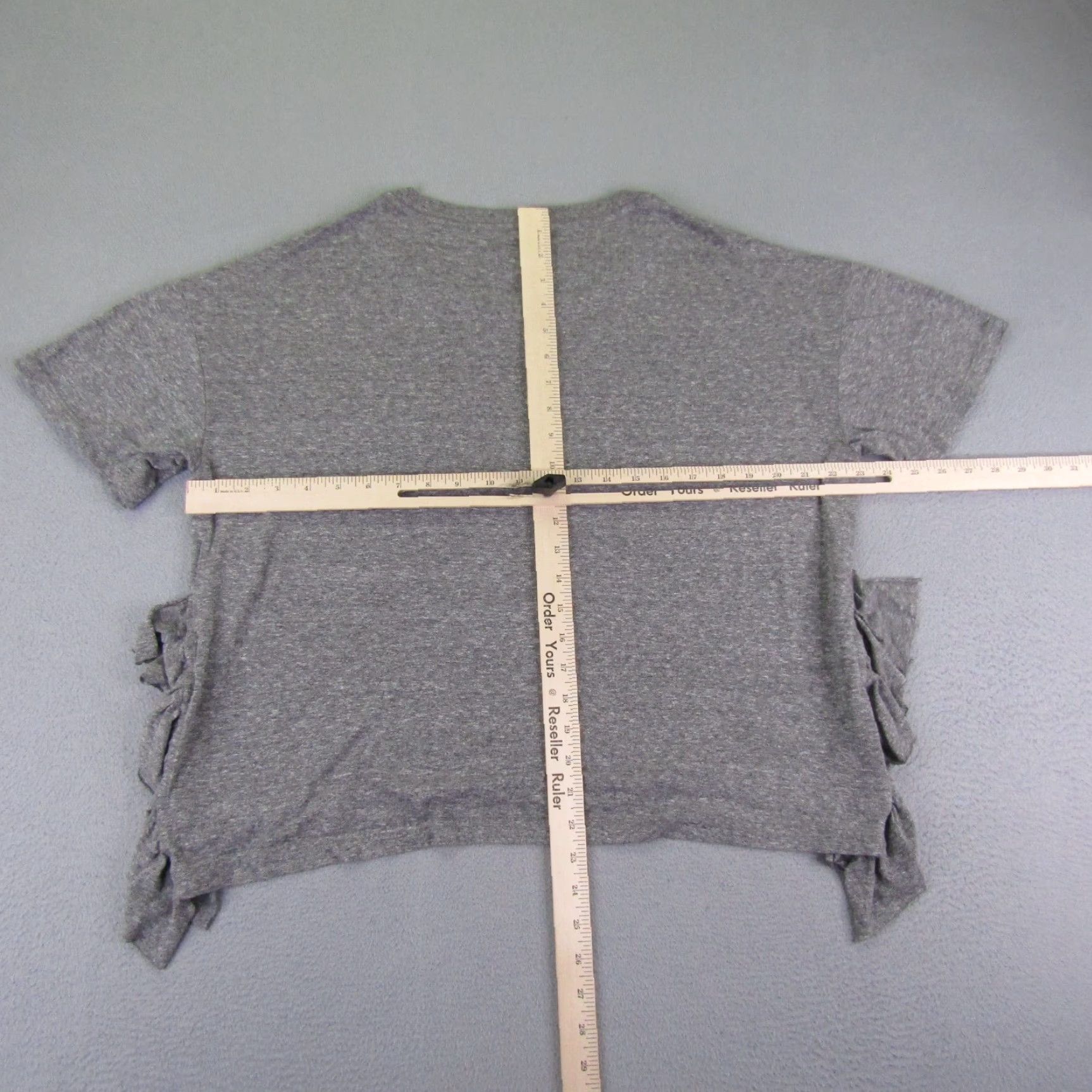 Vintage VINTAGE Current/Elliott Shirt Womens M Gray Crewneck Tee Short Sleeve Triblend Knit Size M / US 6-8 / IT 42-44 - 5 Thumbnail