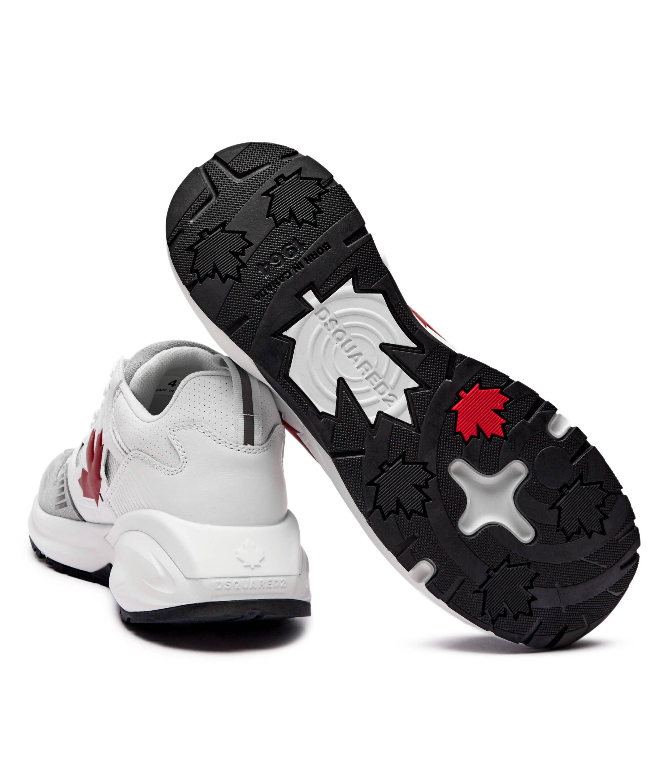Dsquared2 o1s22i1n0325 Dash Low-Top Sneakers in White Size US 12 / EU 45 - 5 Thumbnail