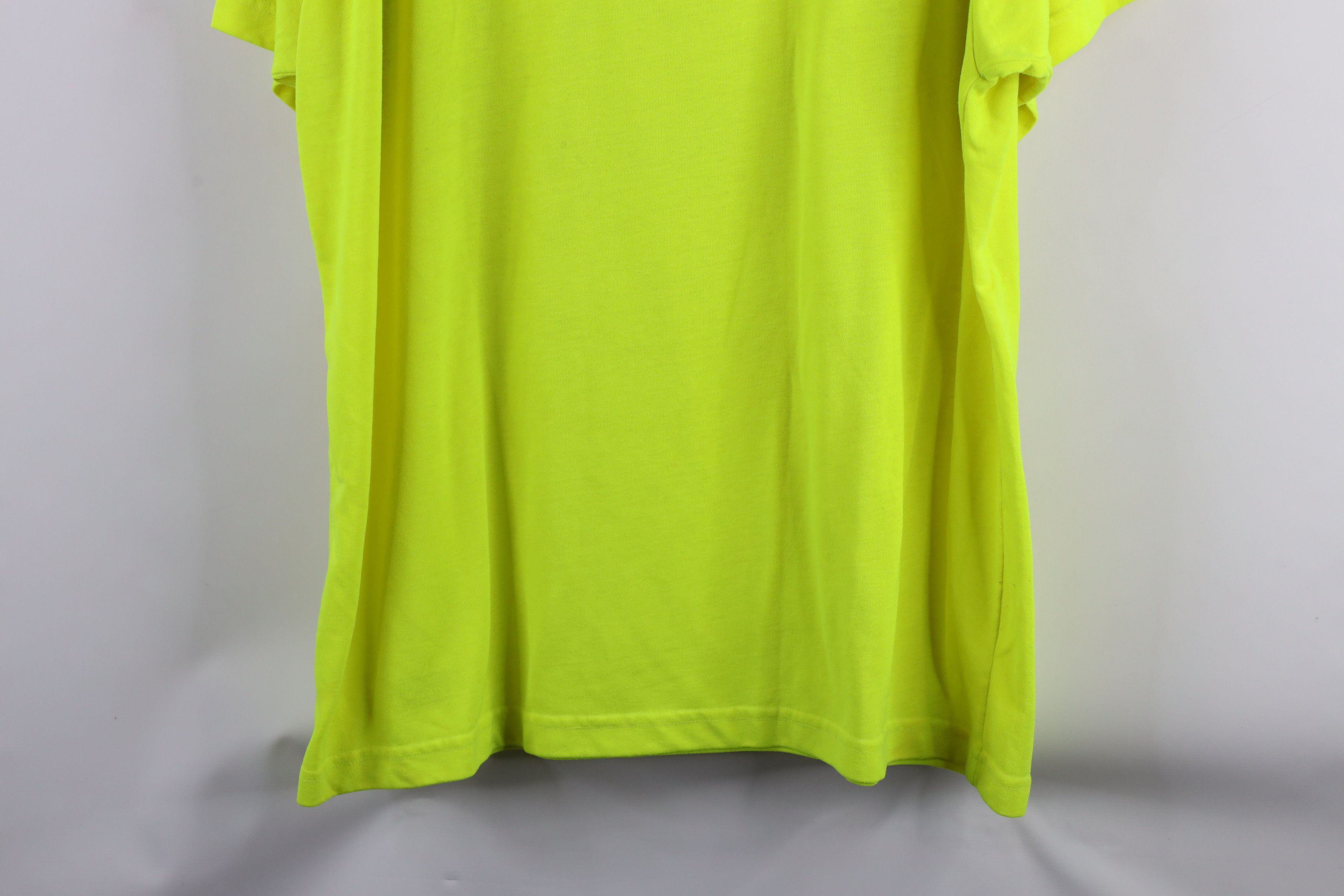 Vintage Vintage 90s Streetwear Florida Pocket T-Shirt Neon Yellow Size US XXL / EU 58 / 5 - 13 Thumbnail