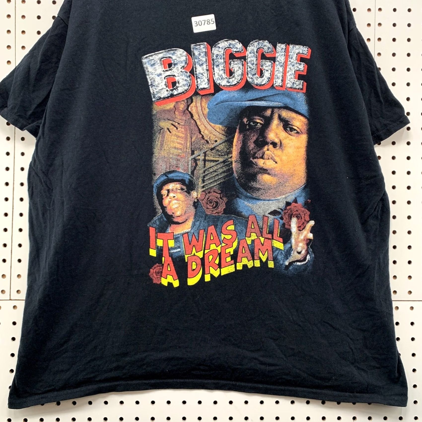 Etro Notorious BIG Shirt Mens 2XL Black Rap Tee Retro Hip Hop Short SLeeve 26X30 Size US XXL / EU 58 / 5 - 6 Thumbnail